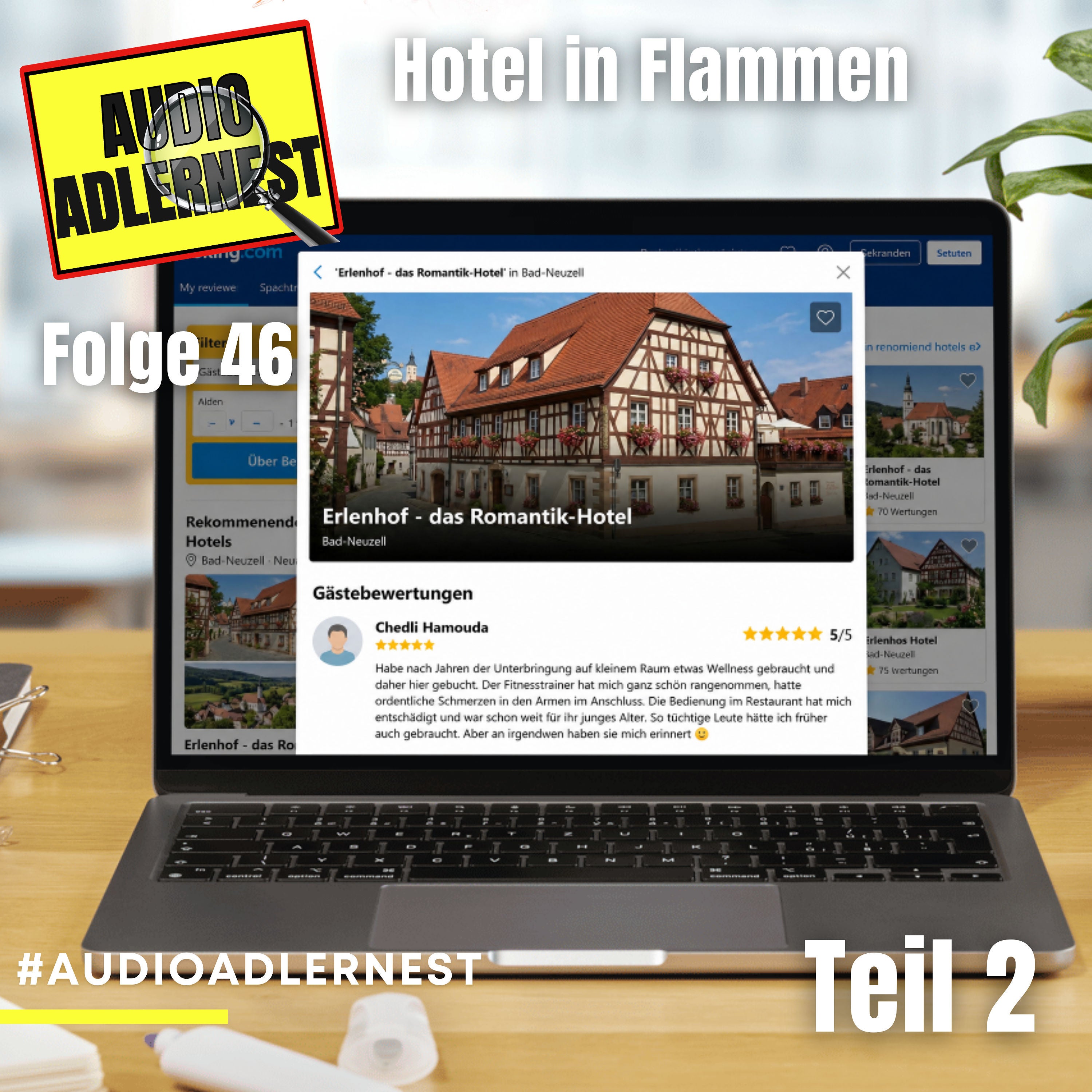 Hotel in Flammen - Teil 2 - TKKG Folge 46 - Audio Adlernest (#130)