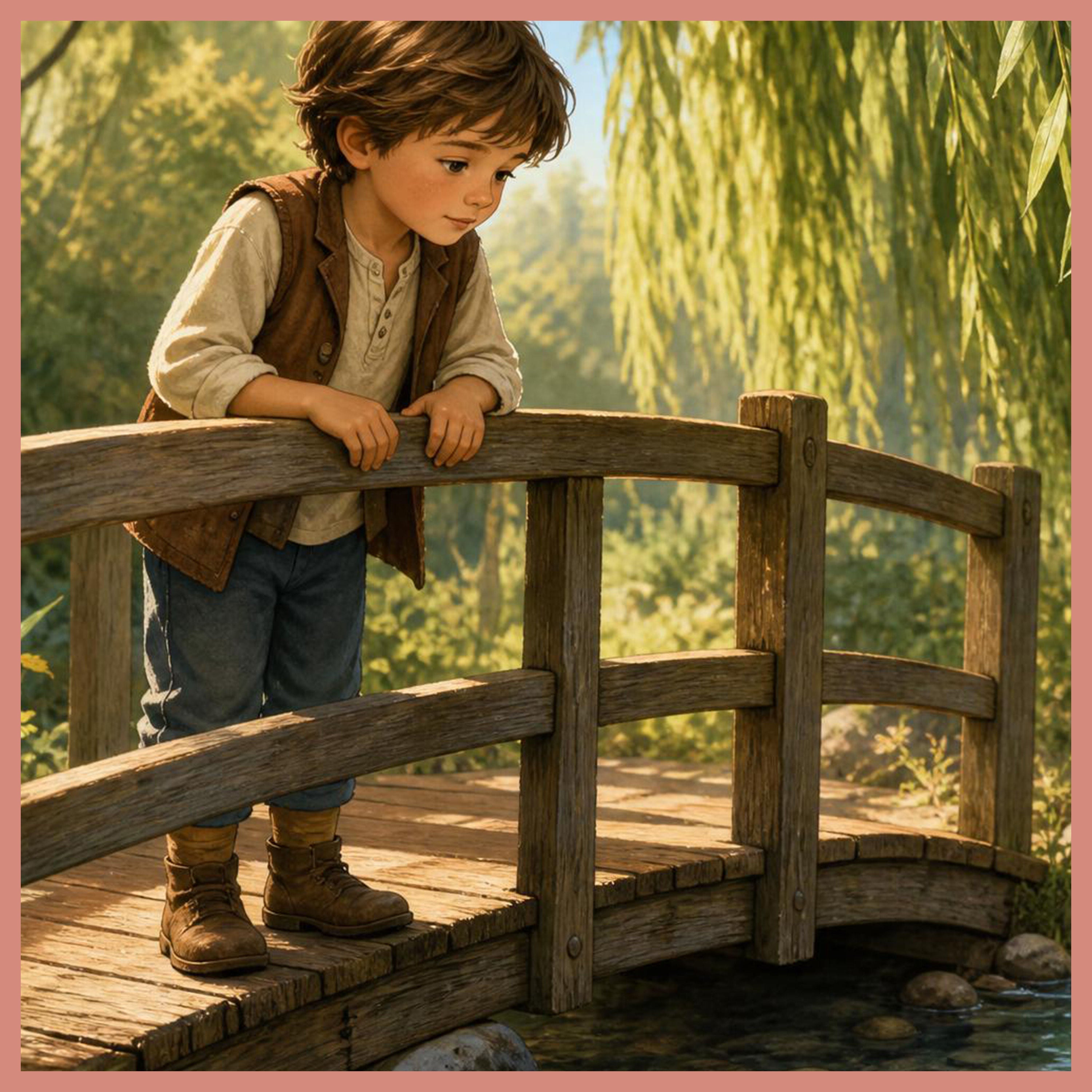 Die Brücke am Bach – Fantasiereise für Kinder zum Malen