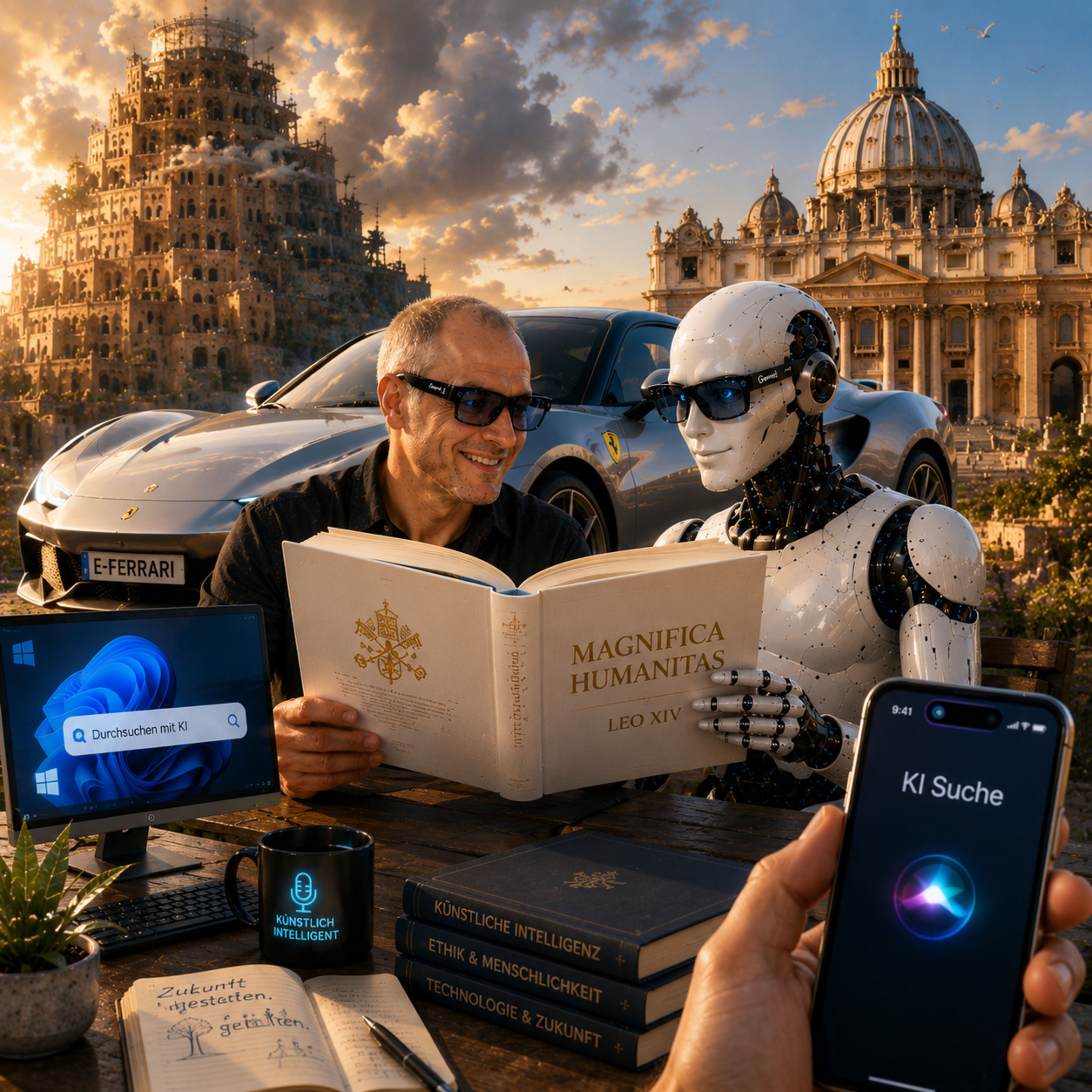 Anthropic überholt OpenAI | Papst über Künstliche Intelligenz | Siri bekommt KI Suche | Ask Copilot - Windows 11 bekommt KI Suche | Microsofts Bildmodell MAI 2.5 | Elevenlabs Music v2 | Spotify KI