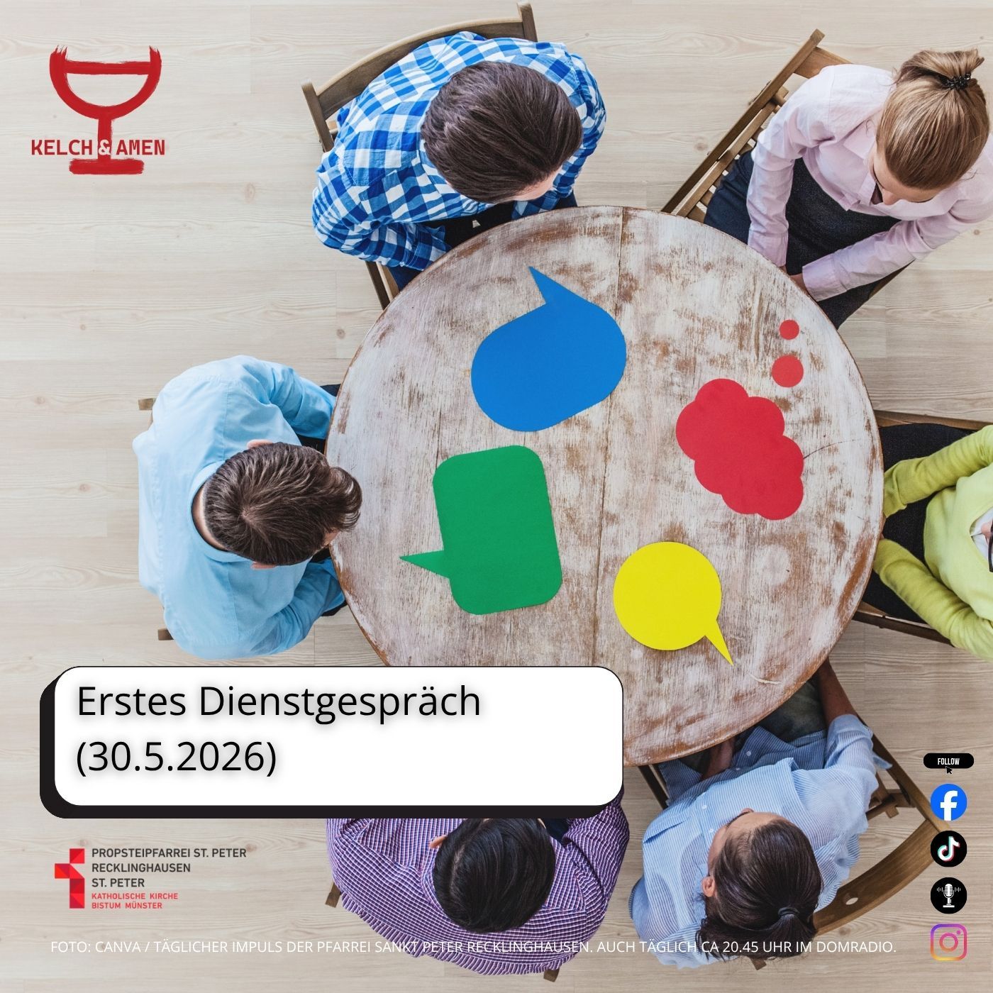 Erstes Dienstgespräch // 30.5.2026