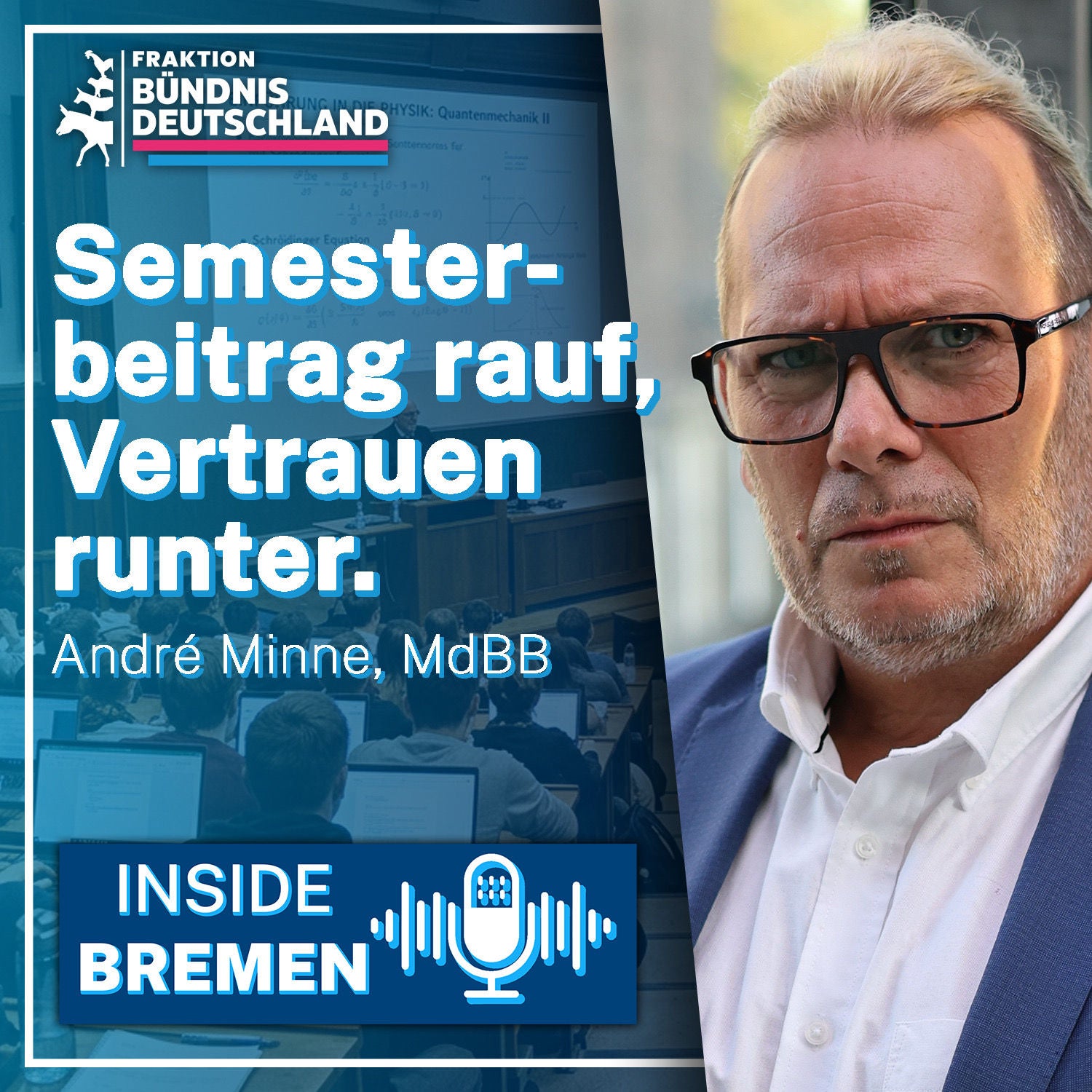 Semesterbeitrag rauf, Vertrauen runter.