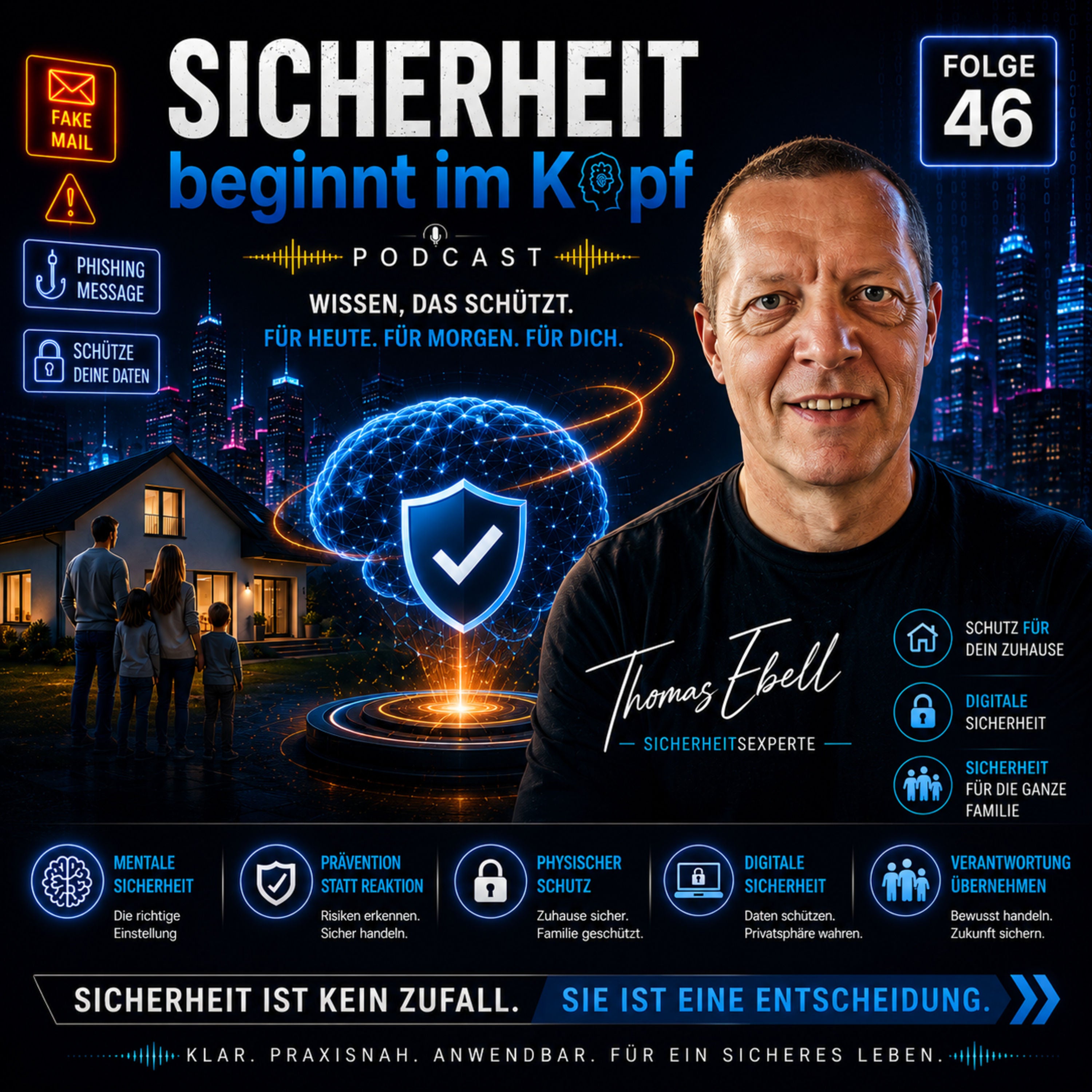 „12 Minuten, ein Flipper und eine offene Tür – So schützt du dich wirklich" Der Expertenpodcast
