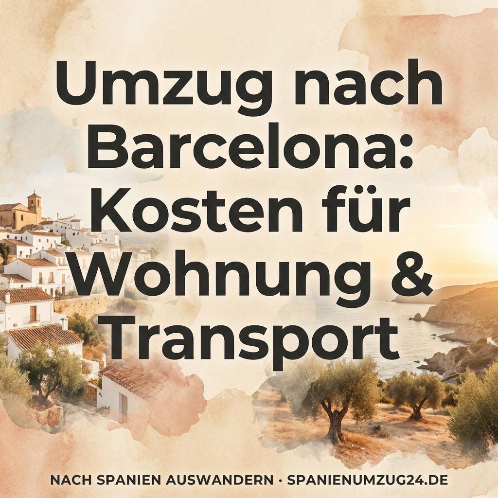 Umzug nach Barcelona: Kosten für Wohnung & Transport