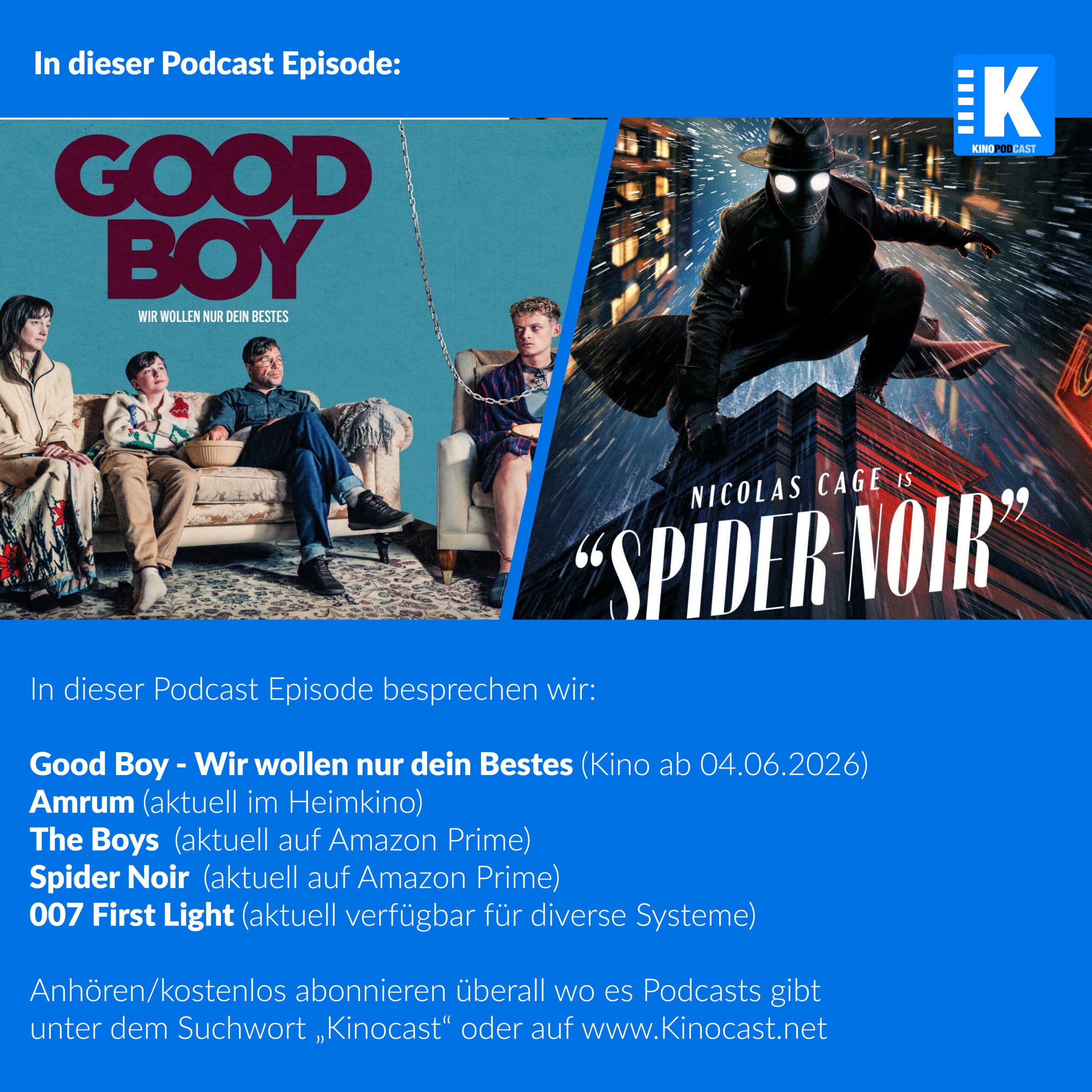 Good Boy – Wir wollen nur dein Bestes, Amrum, Spider Noir, 007 First Light | #917
