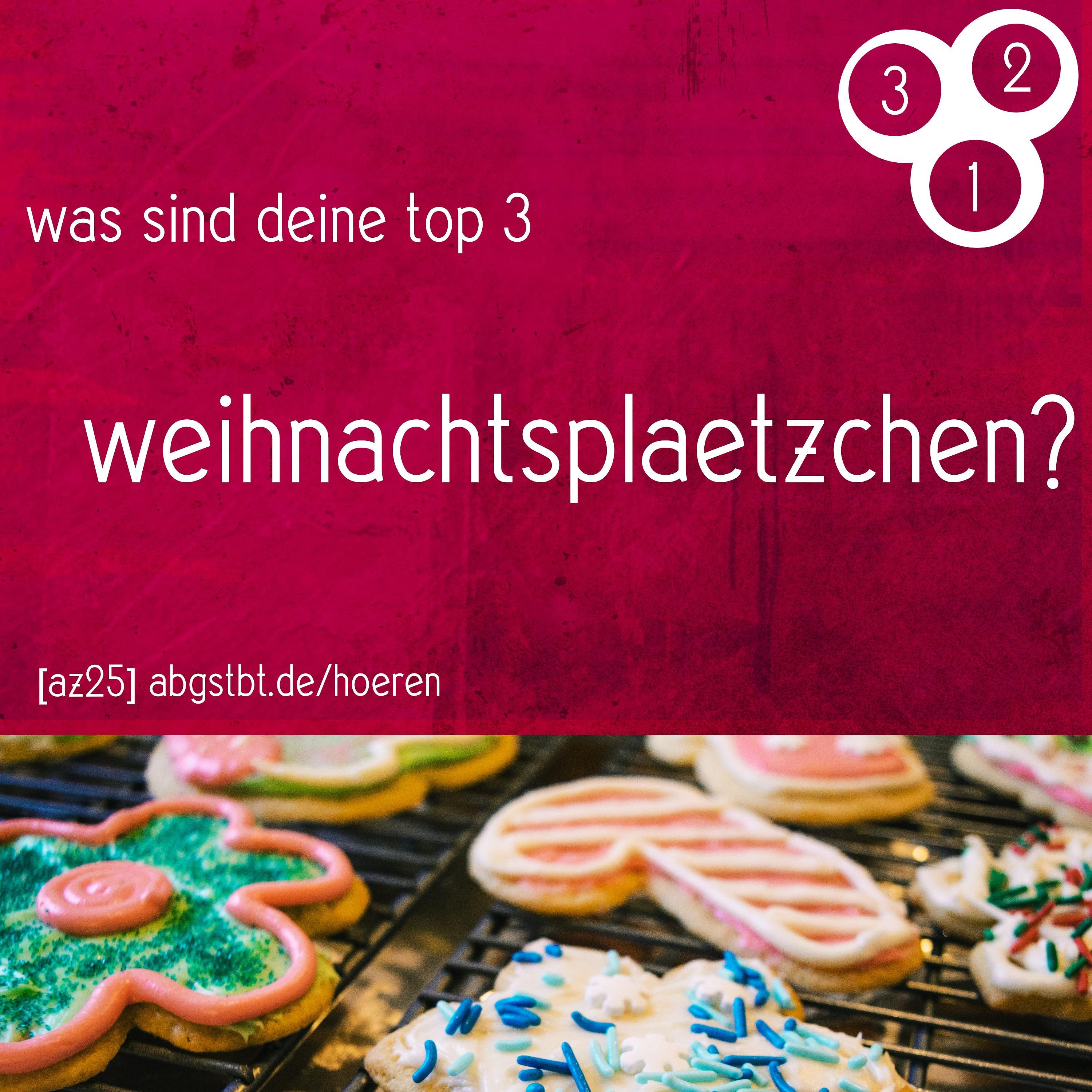 az25 | top 3 weihnachtsplätzchen