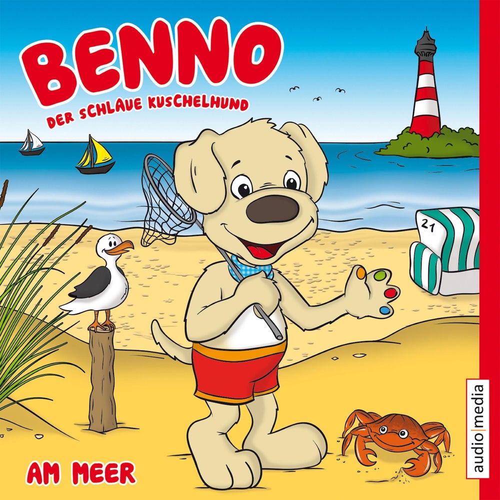 Benno, der schlaue Kuschelhund: Am Meer