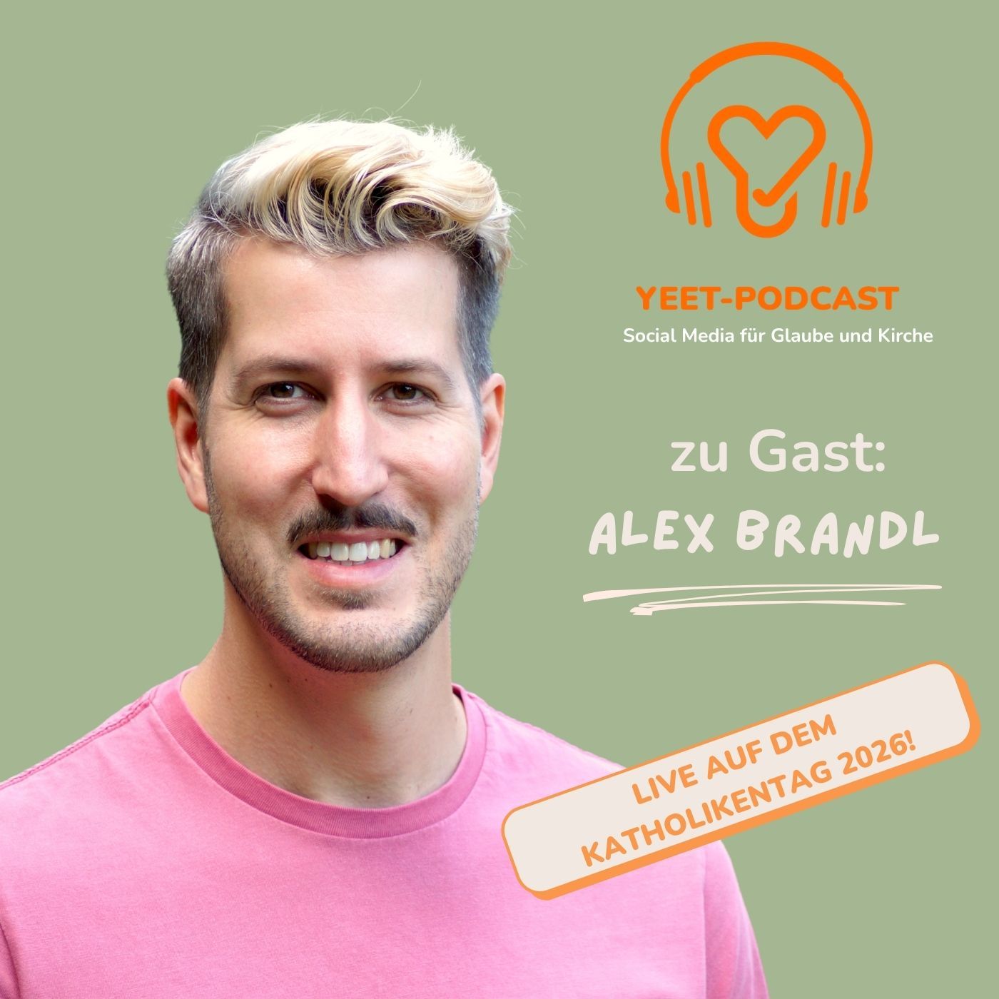 Nur Mut - Kraftquellen im Leben und Social Media - mit Alex Brandl, live auf dem Katholikentag 2026 in Würzburg