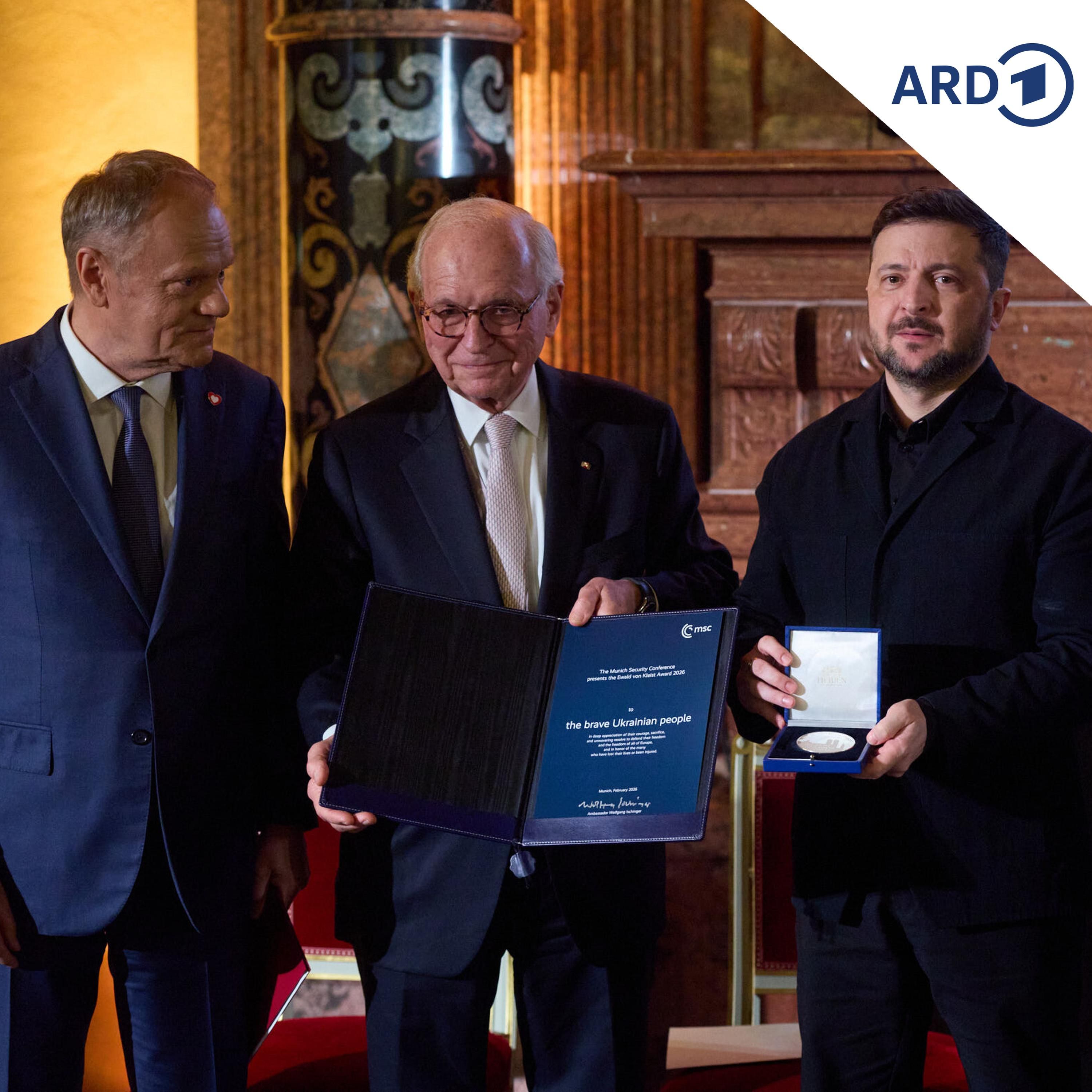 Sicherheitskonferenz: Kleist-Preis für das ukrainische Volk