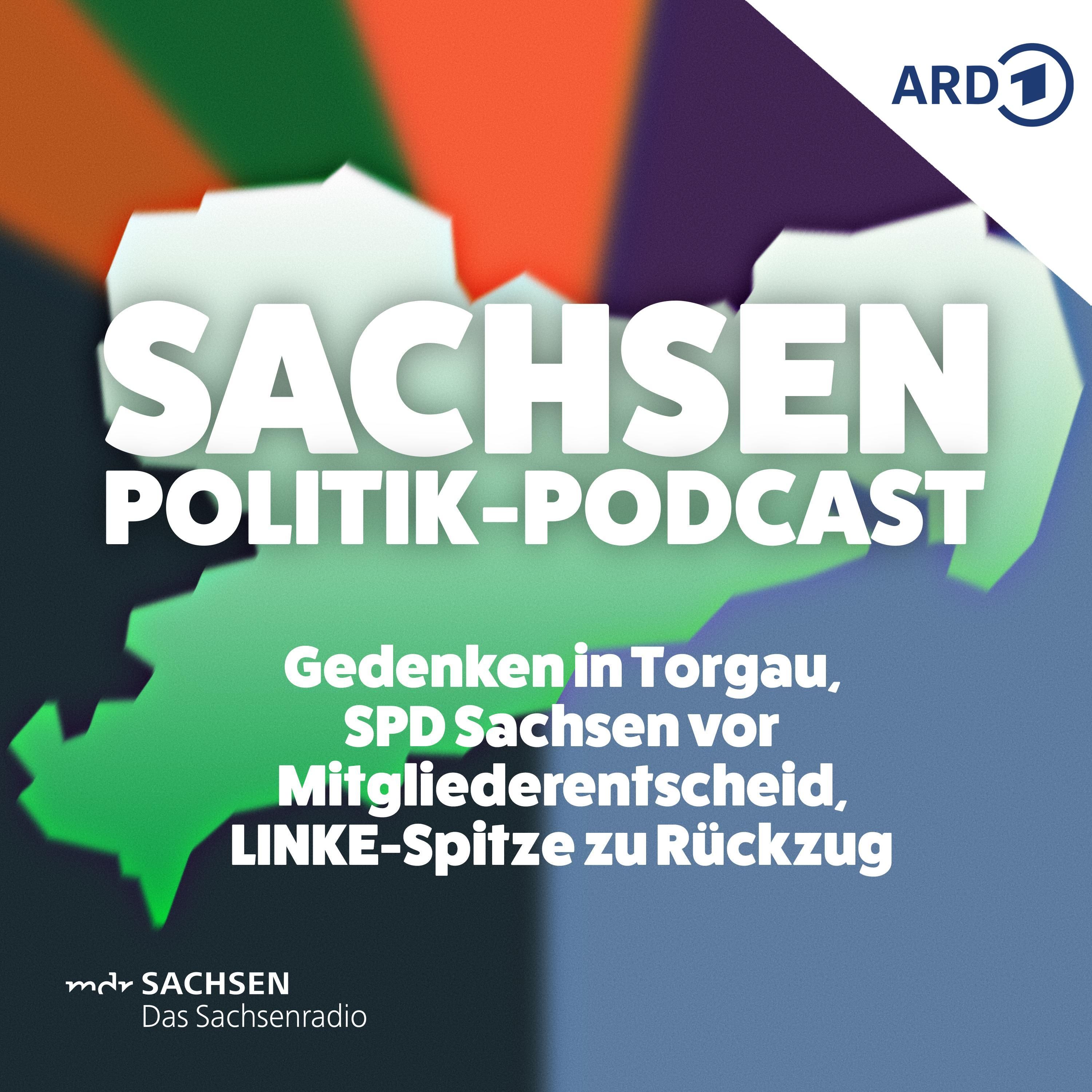 Schwieriges Gedenken in Torgau mit russischem Botschafter, SPD Sachsen vor Mitgliederentscheid über Koalitionsvertrag, LINKE-Spitze kündigt Rückzug an