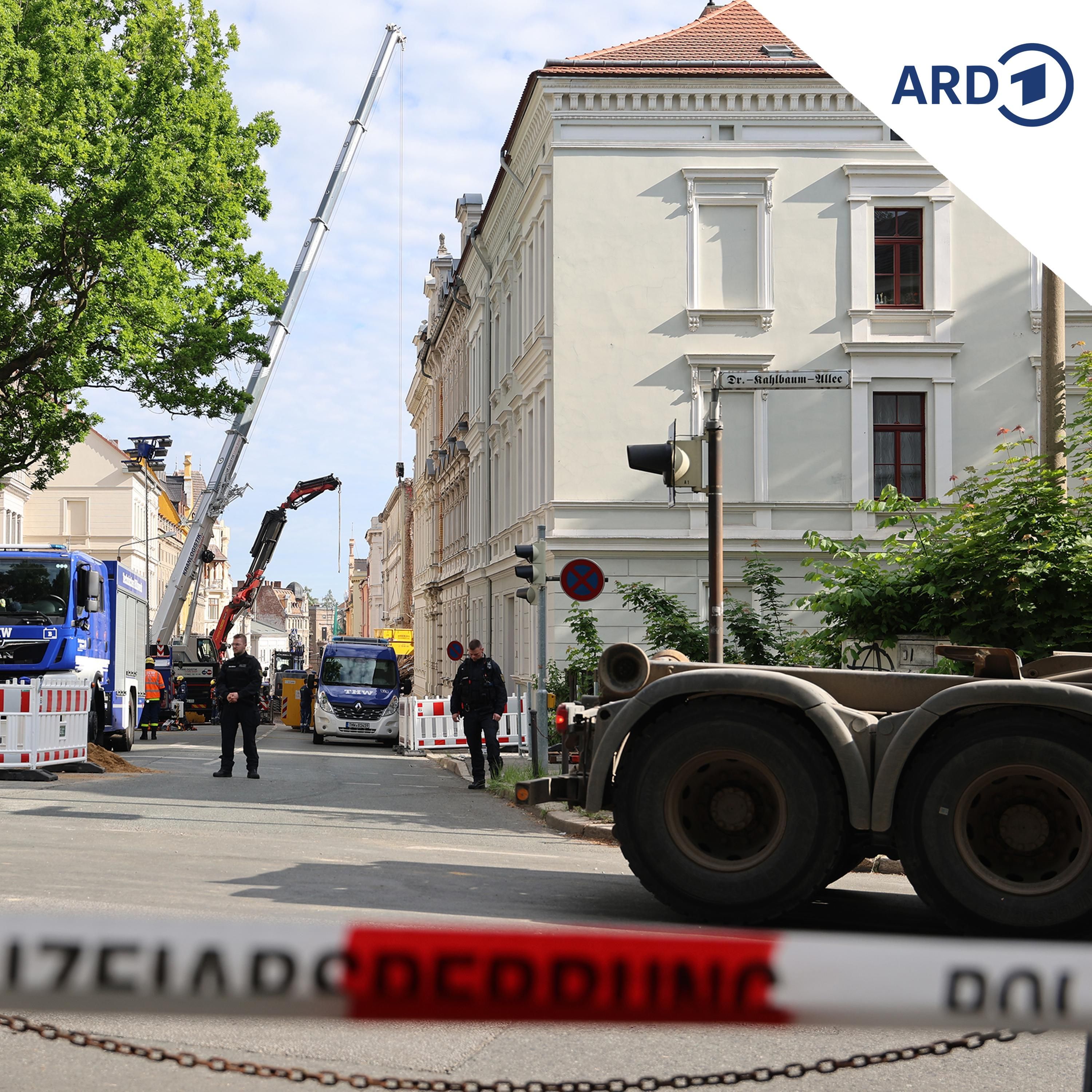 Nach Hauseinsturz in Görlitz: Die Lage am Morgen