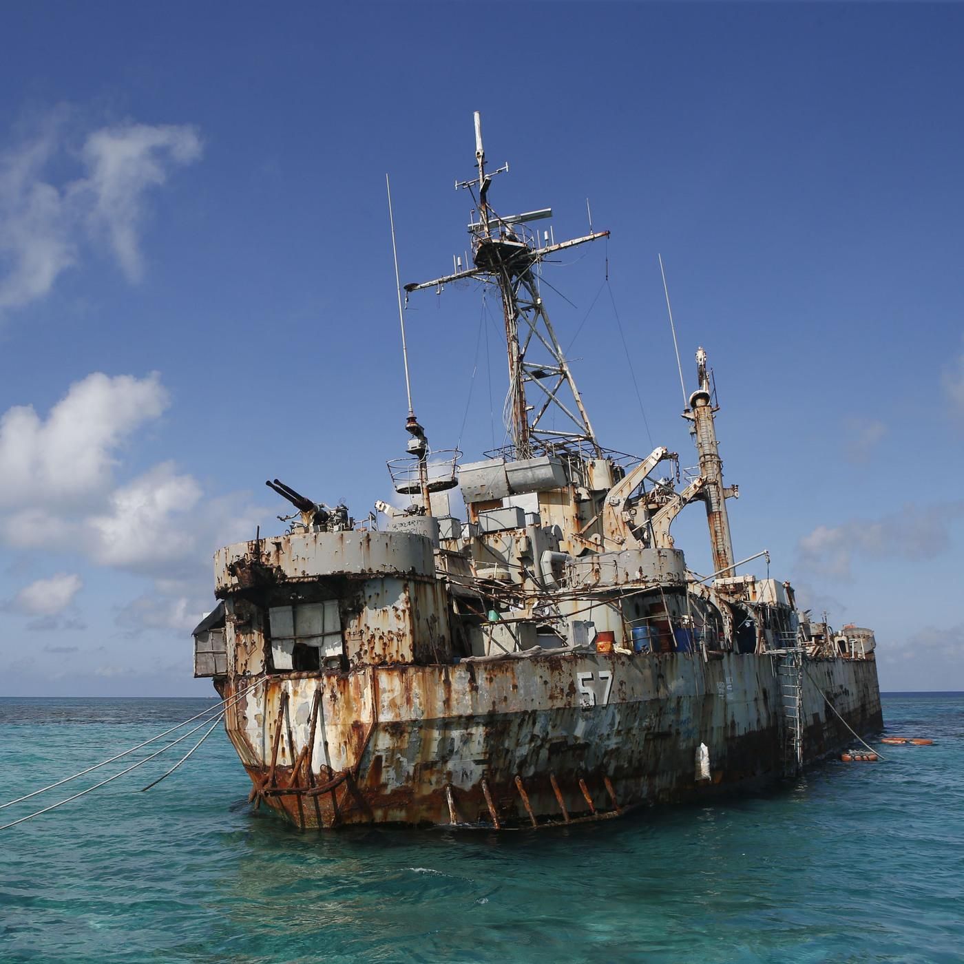 Warum die Philippinen ein rostendes Schiff besetzen