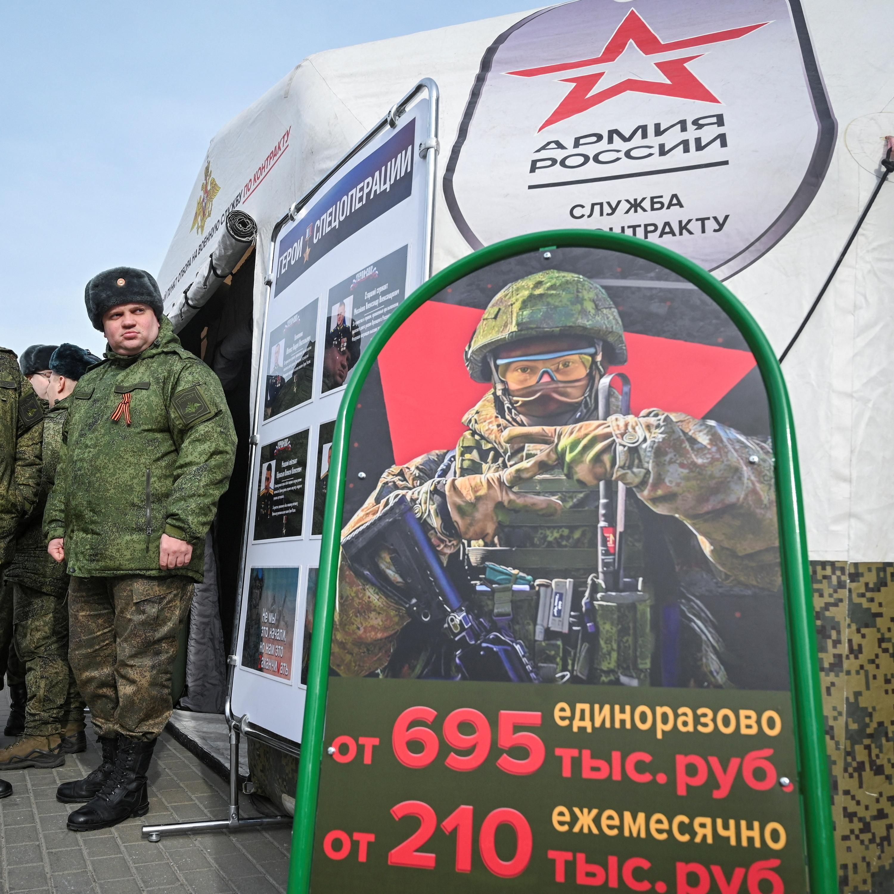 Russland zwingt Migranten und Studenten an die Front