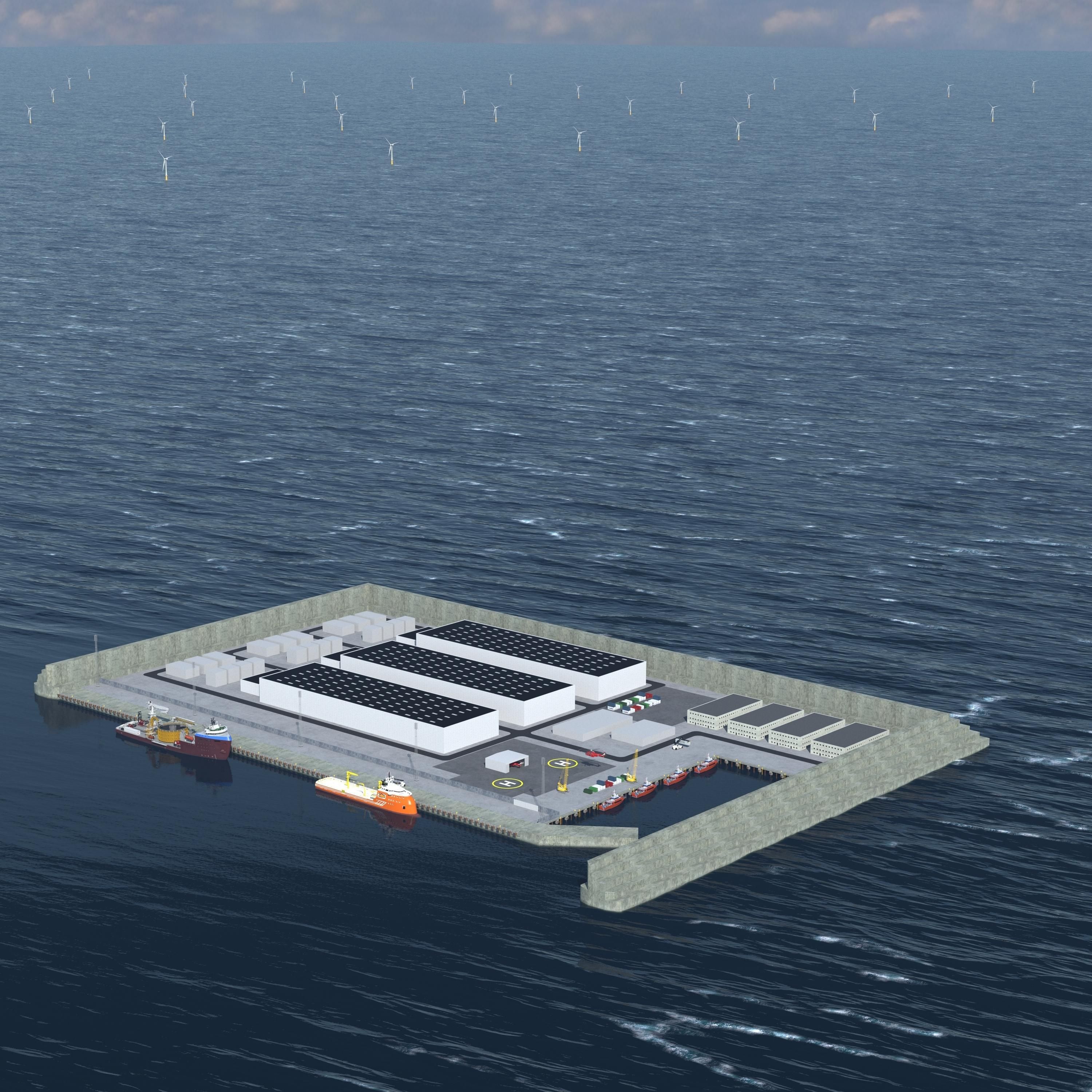 Dänemark baut eine riesige Energieinsel