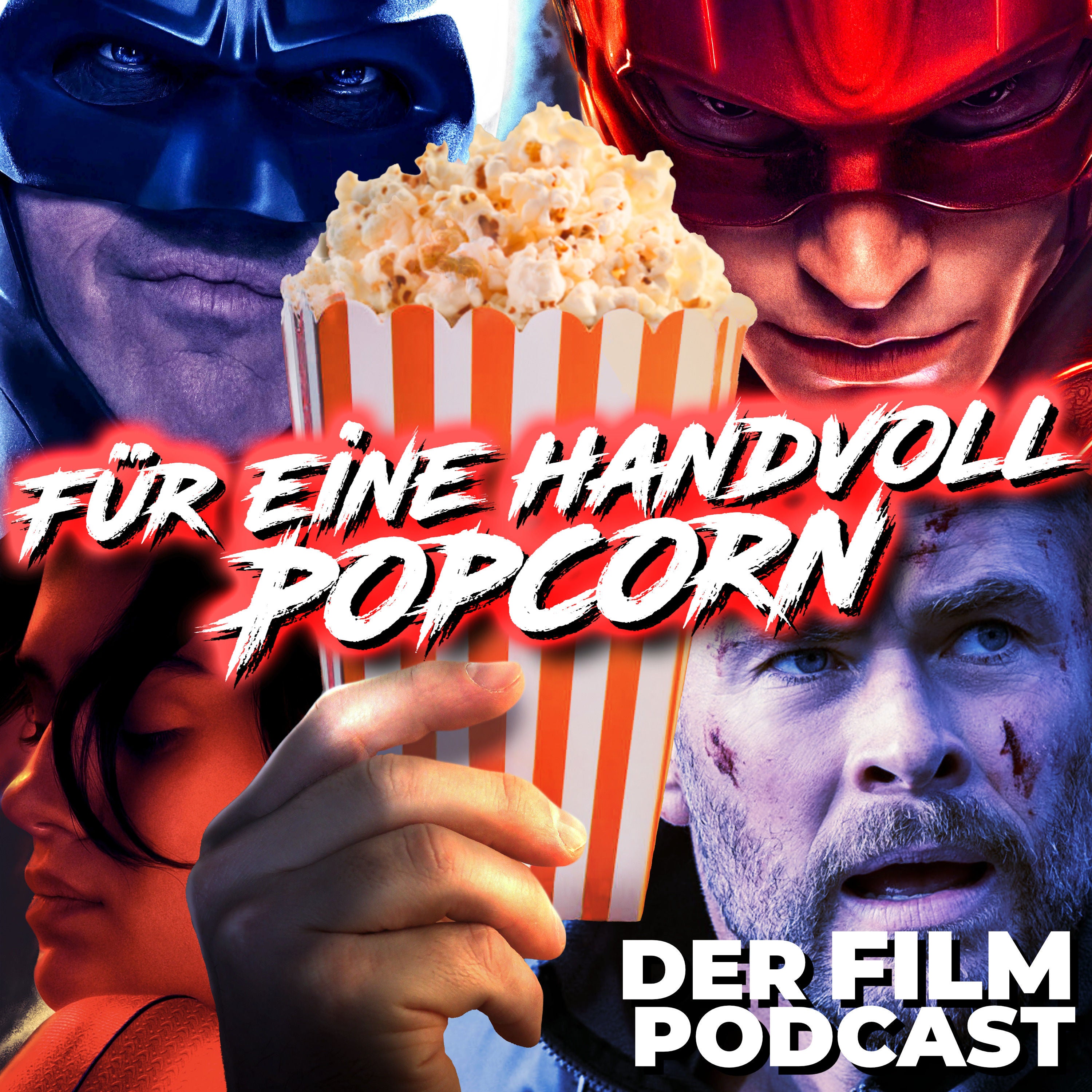 Folge 72 - Bei Batman schlägt der Blitz ein und Guilty Pleasure sein Sohn (Tyler Rake: Extraction 2, The Flash, The Raid 2, Jack Reacher, Killing Eve, The Contractor)