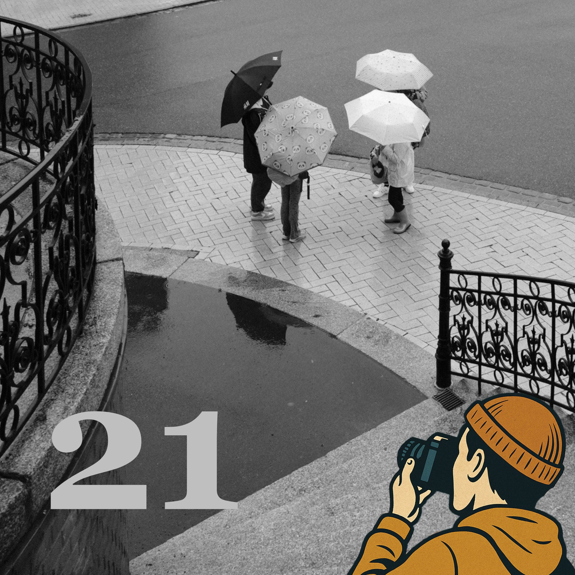 Warten auf den Regenschirm mit Olaf Gschweng