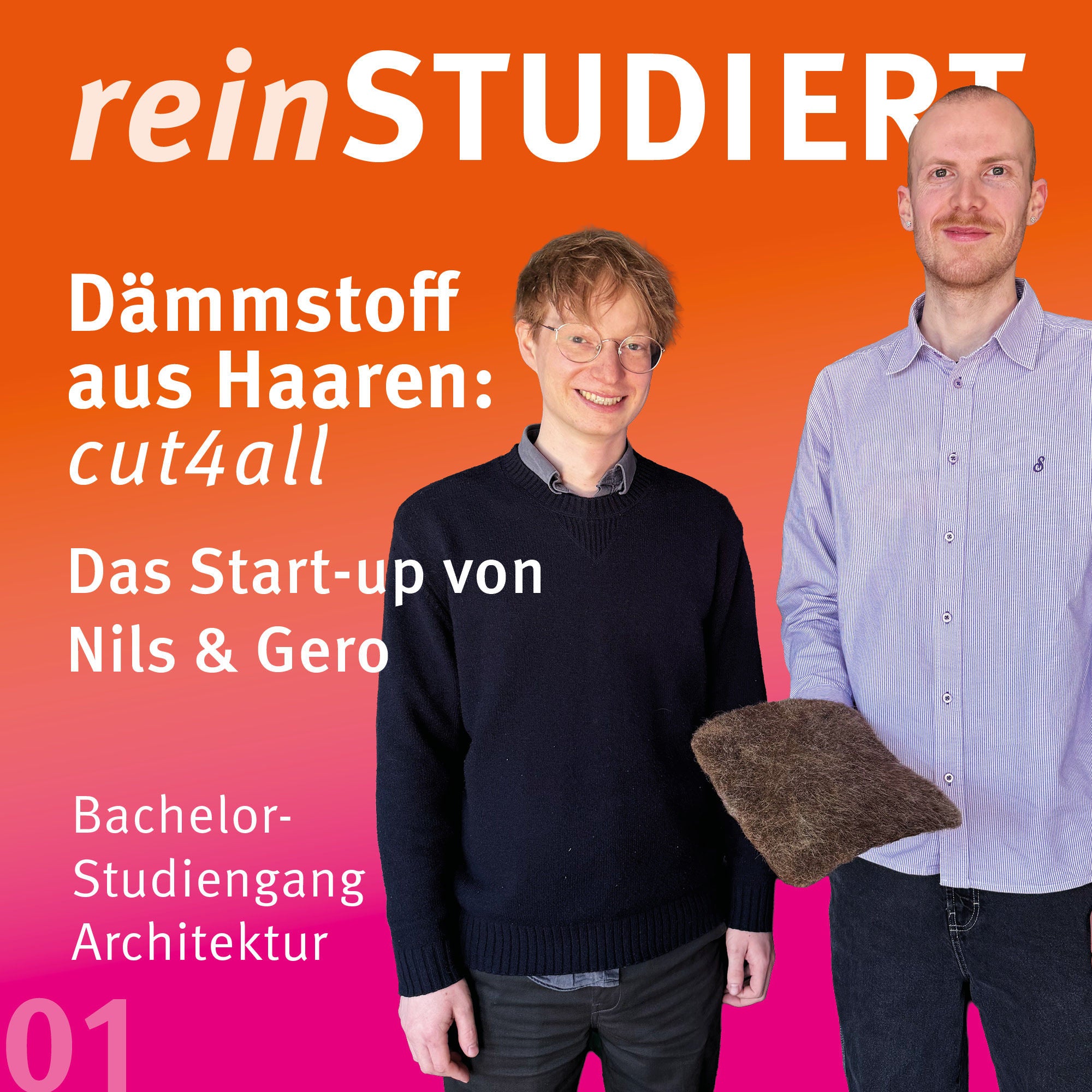 Dämmstoff aus Haaren: cut4all