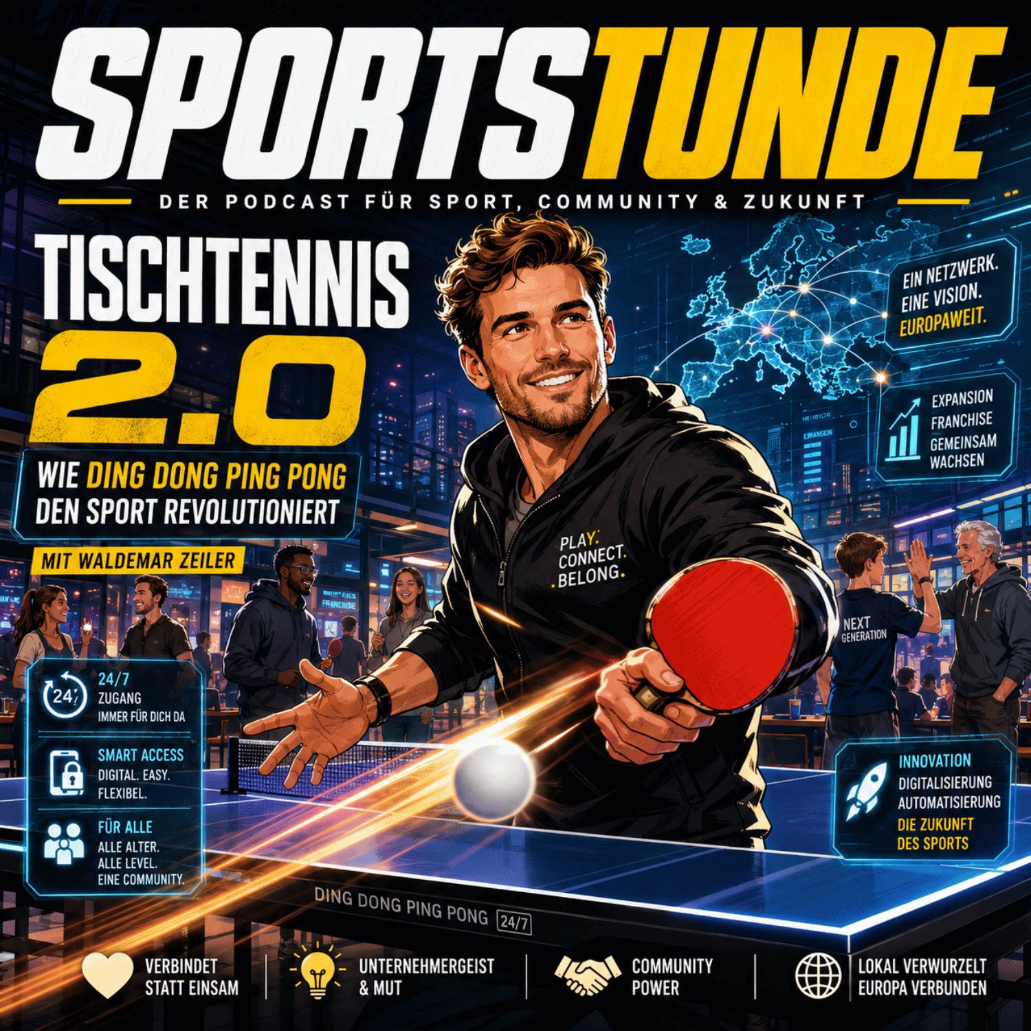 Tischtennis 2.0: Wie Ding Dong Ping Pong Sport, Community und Lifestyle verbindet