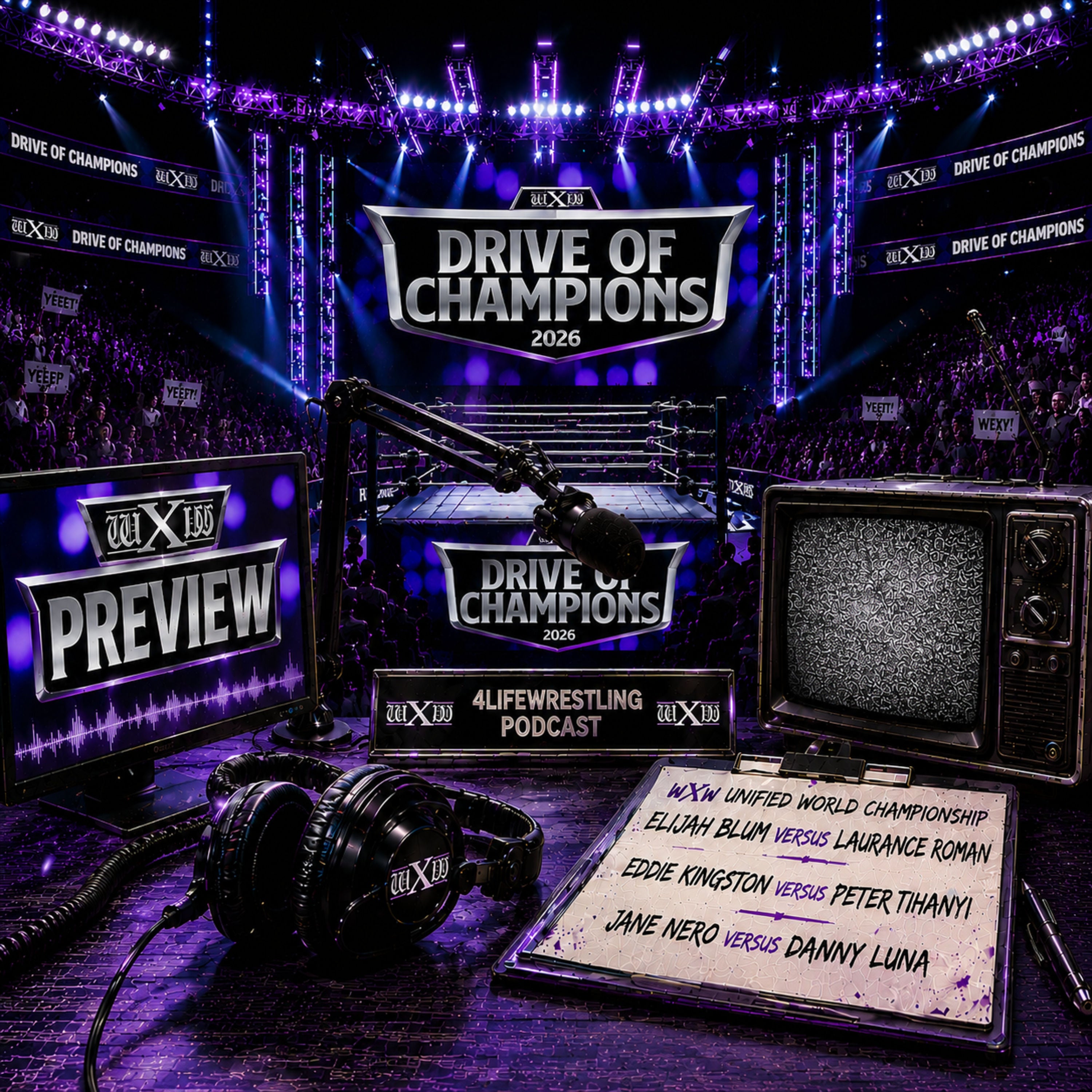 🎙️ wXw Drive of Champions 2026 Preview, Alle Matches, Prognosen & Überraschungen, Wrestling Podcast