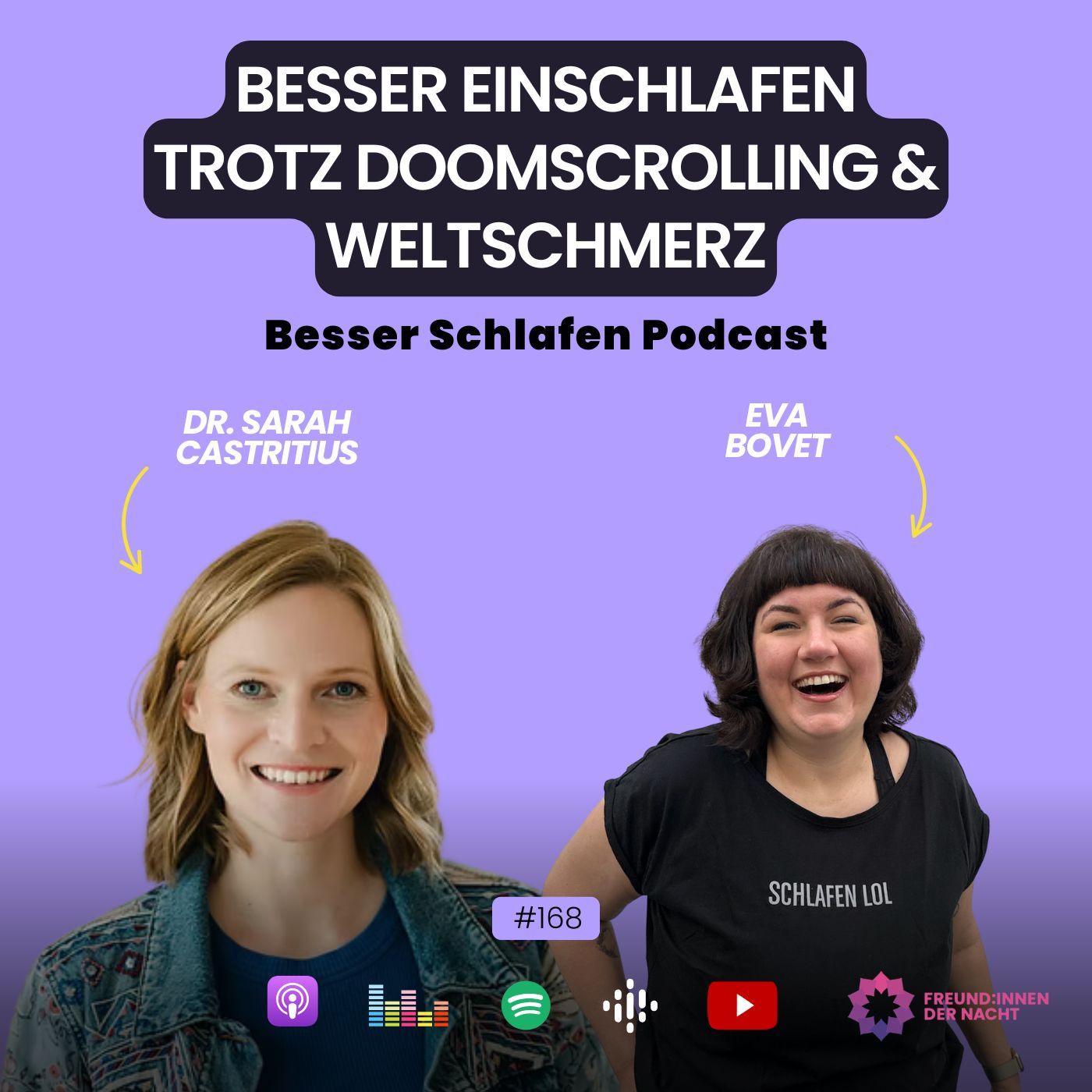 Besser einschlafen trotz Doomscrolling & Weltschmerz (#168)