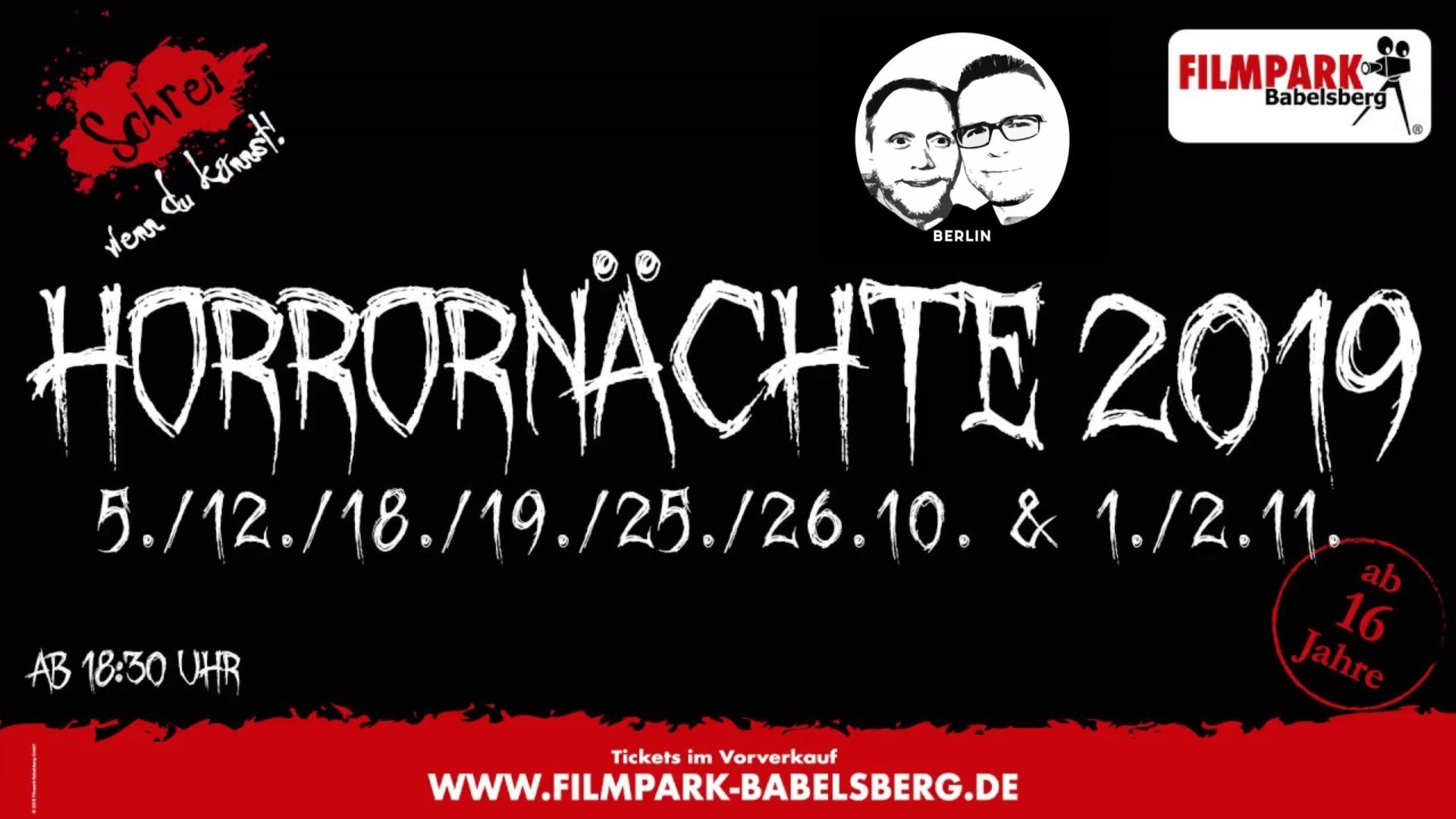 Sonderfolge - Filmpark Babelsberg - Horrornächte 2019