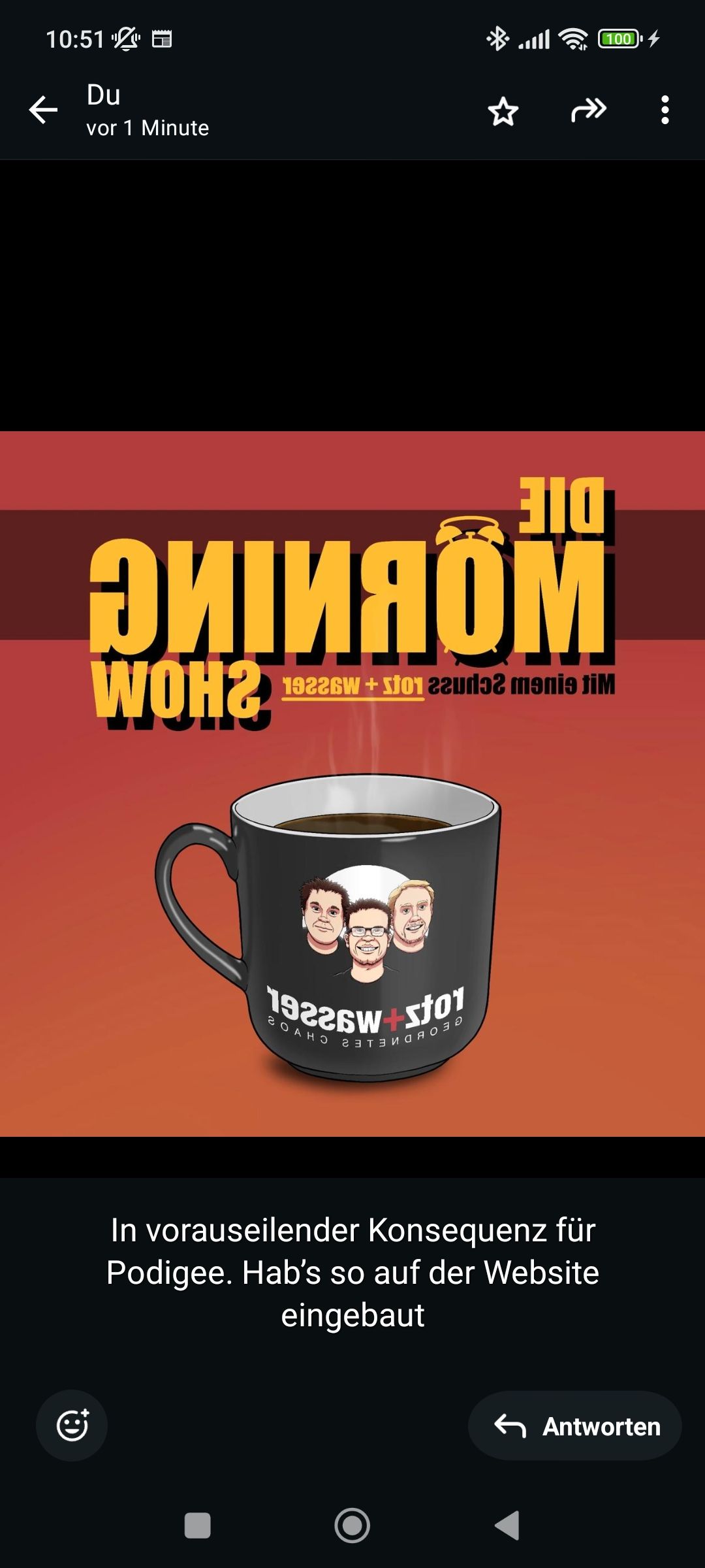 Die rotz+wasser - Morningshow - Folge 181: eglofestrawkcüR eid tsi etueH