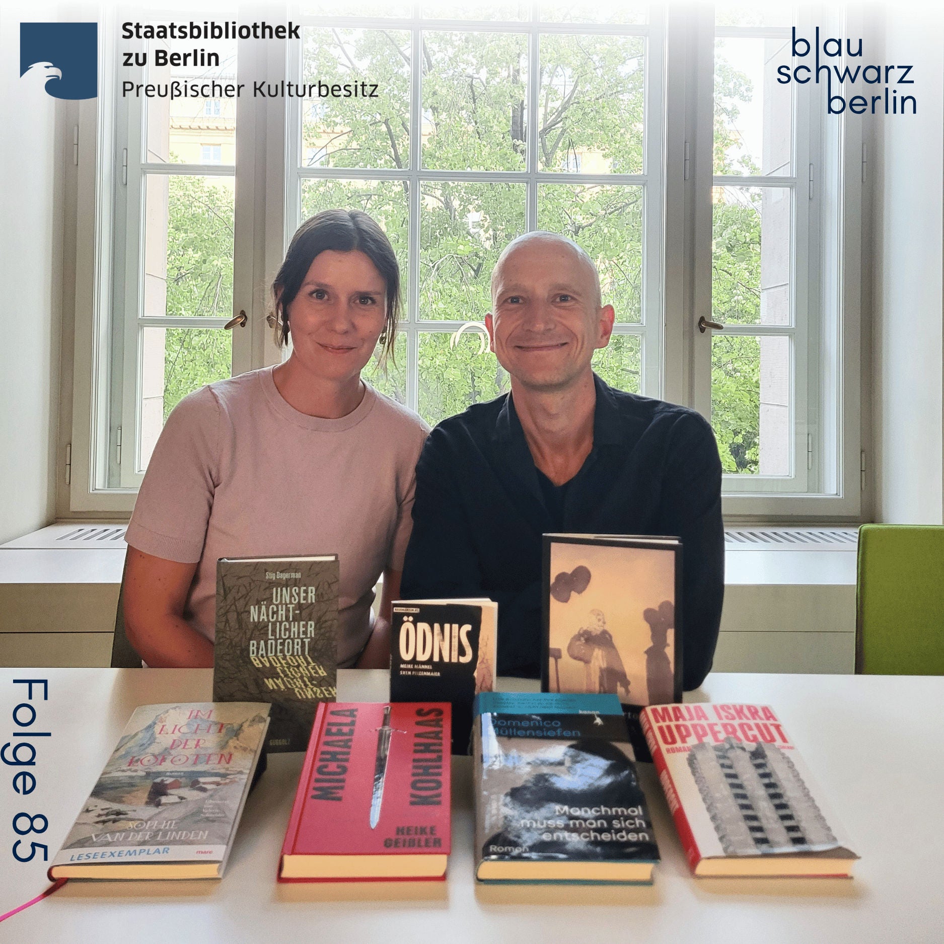 blauschwarzberlin. Der Literaturpodcast Folge #85 Juni 2026