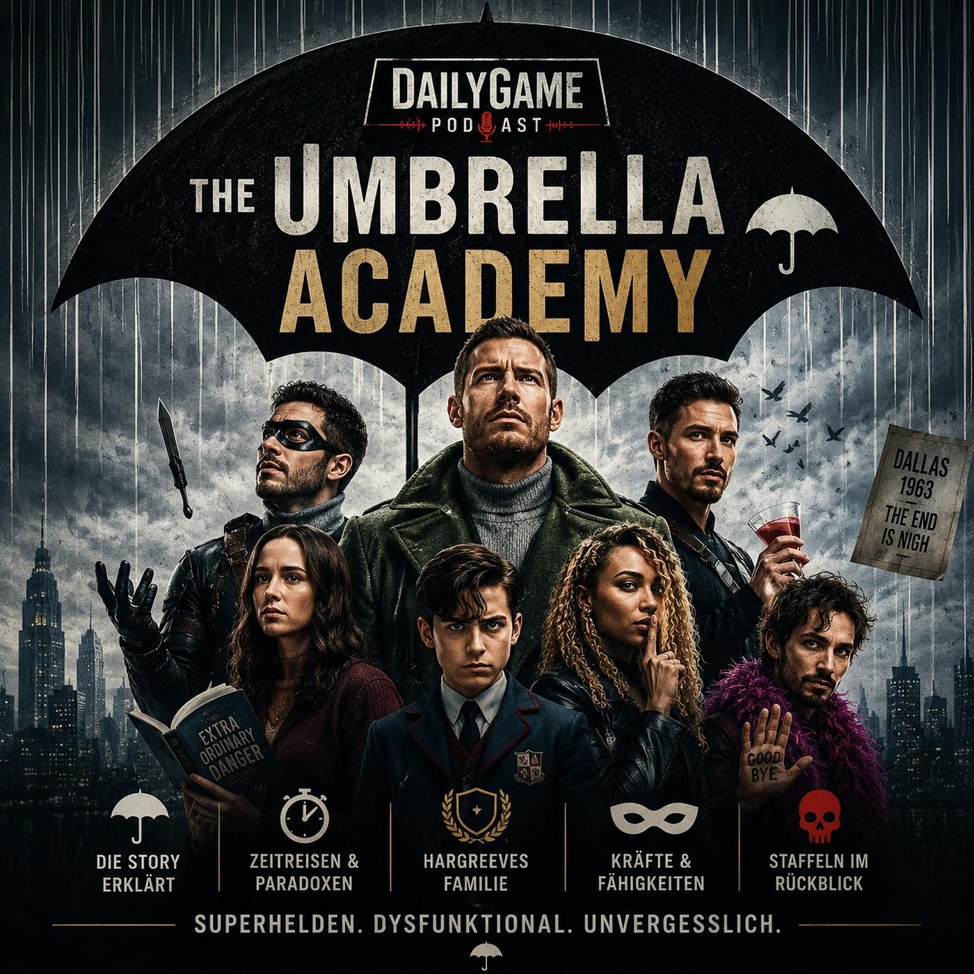 Umbrella Academy - Eine Familie entfremdeter Superhelden