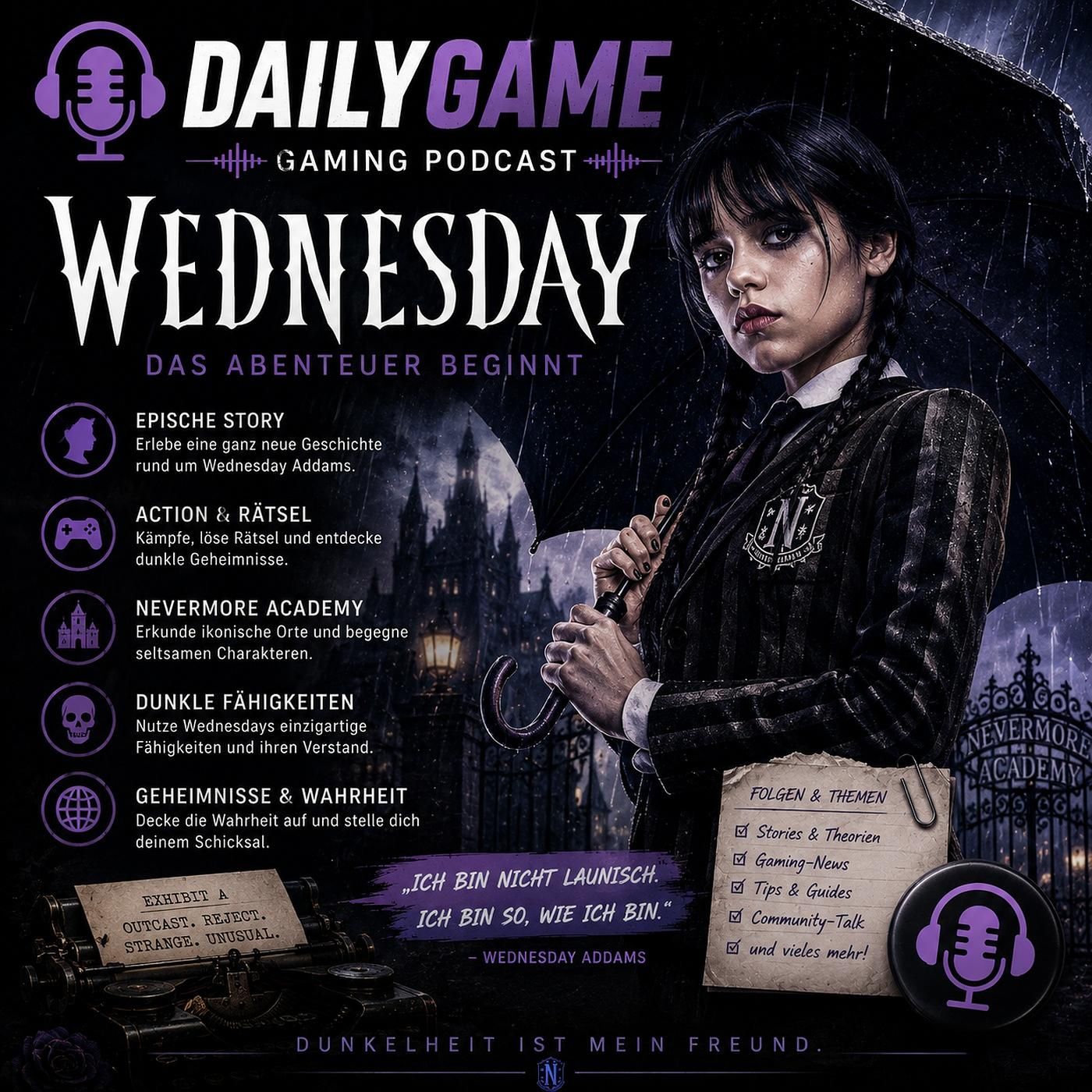 Wednesday: Eine Netflix-Serie die zu begeistern weis