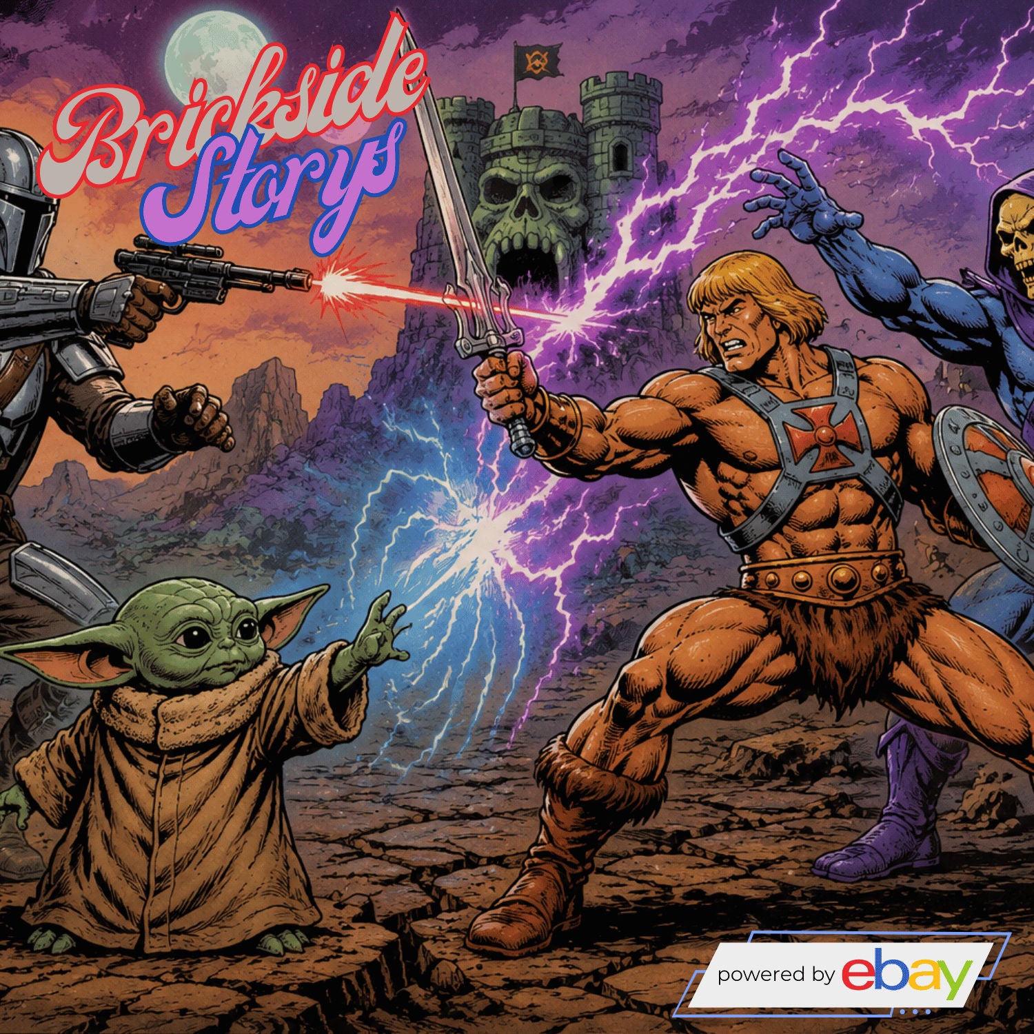 Mando + Grogu vs He-Man + Skeletor