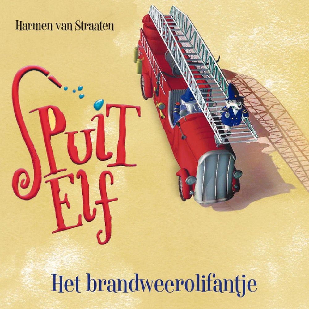 Spuit Elf het brandweerolifantje helpt een handje