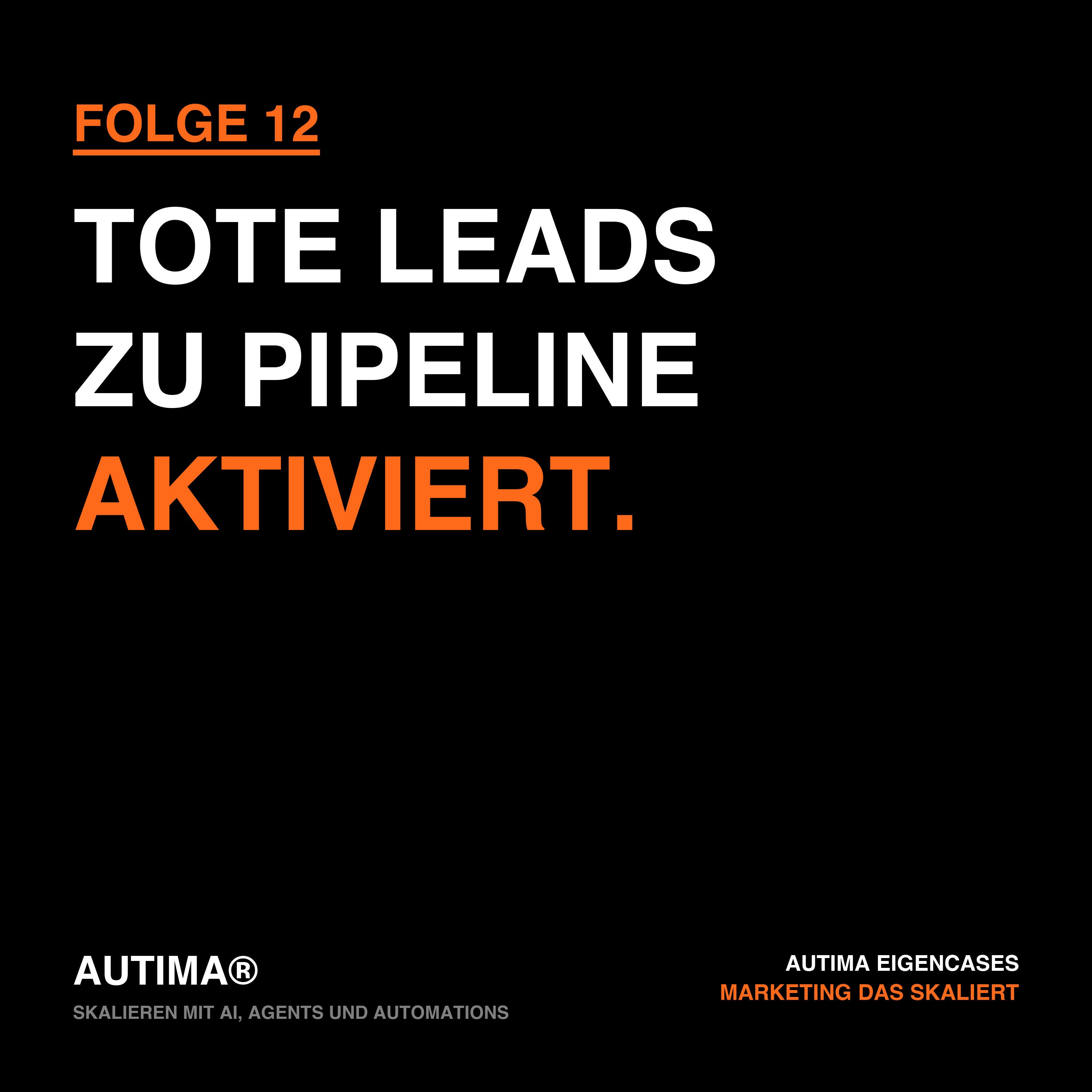 Folge 12: Skalieren mit AI, Agents und Automations: Reaktivierung und Vortrags-Optin