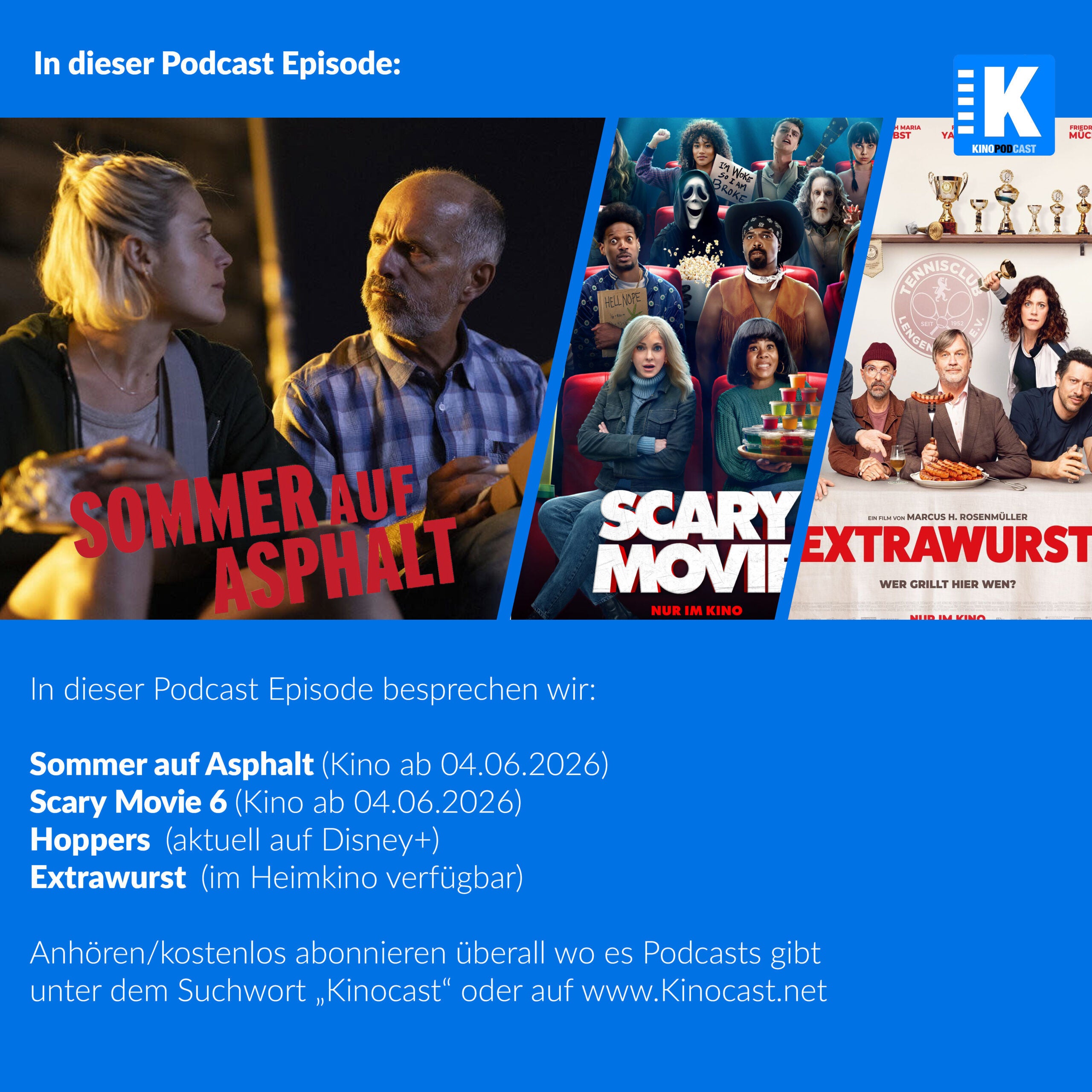 Sommer auf Asphalt, Scary Movie 6, Extrawurst | #918