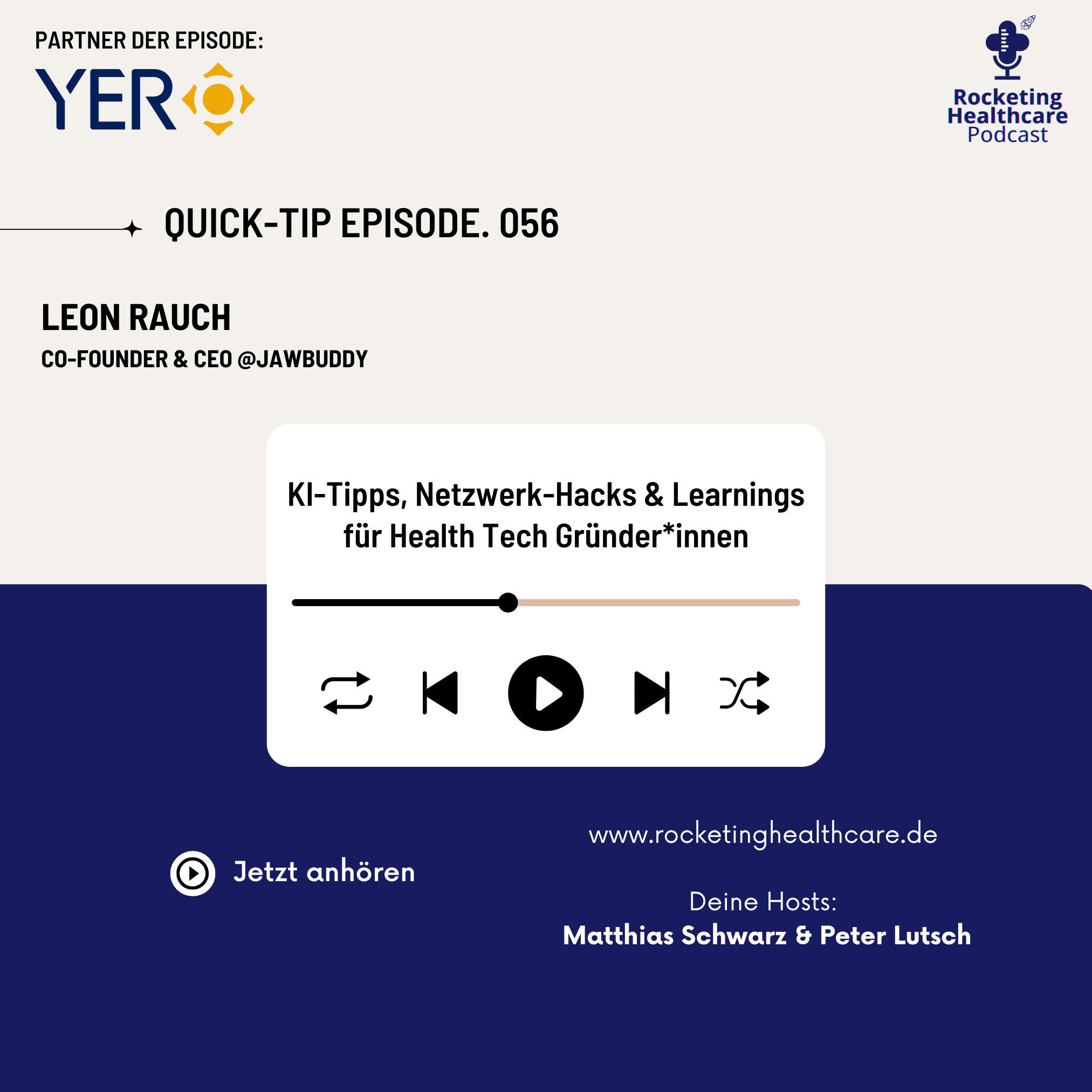 QuickTips #56: Mit Leon Rauch, Co-Founder & CEO @JawBuddy