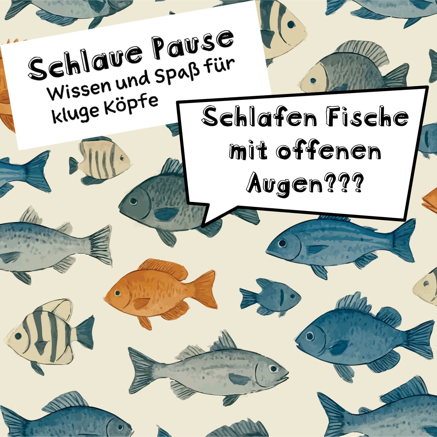 Schlafen Fische mit offenen Augen?