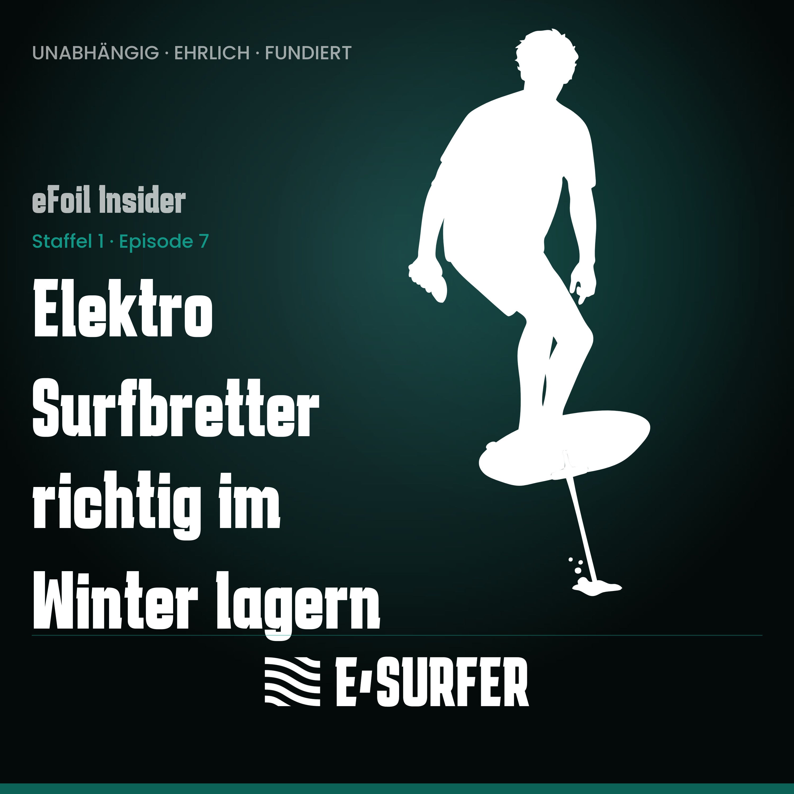 Elektro Surfbretter richtig im Winter lagern