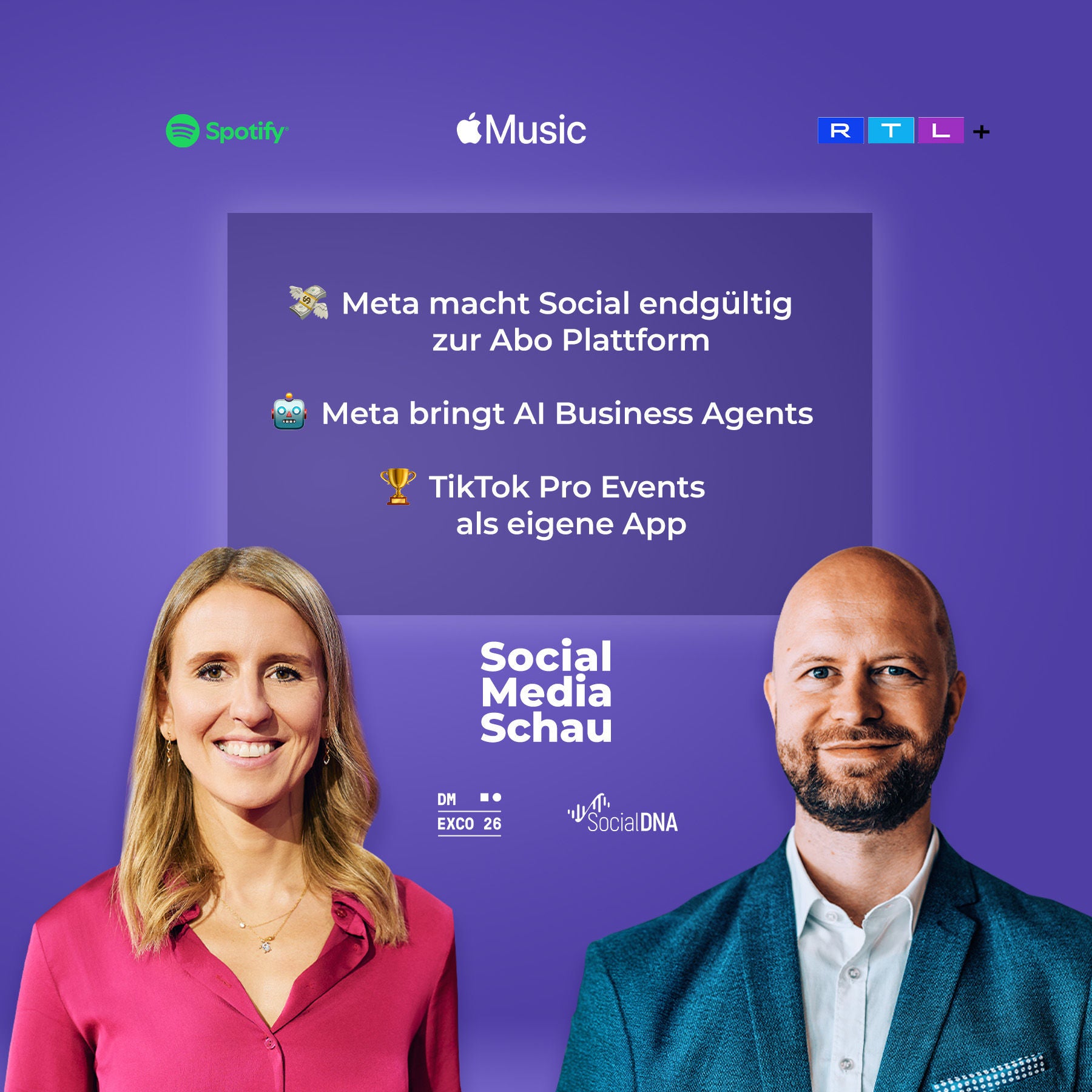 Meta macht Social zur Abo Plattform | Meta bringt AI Business Agents | TikTok Pro Events als eigene App #SMS08