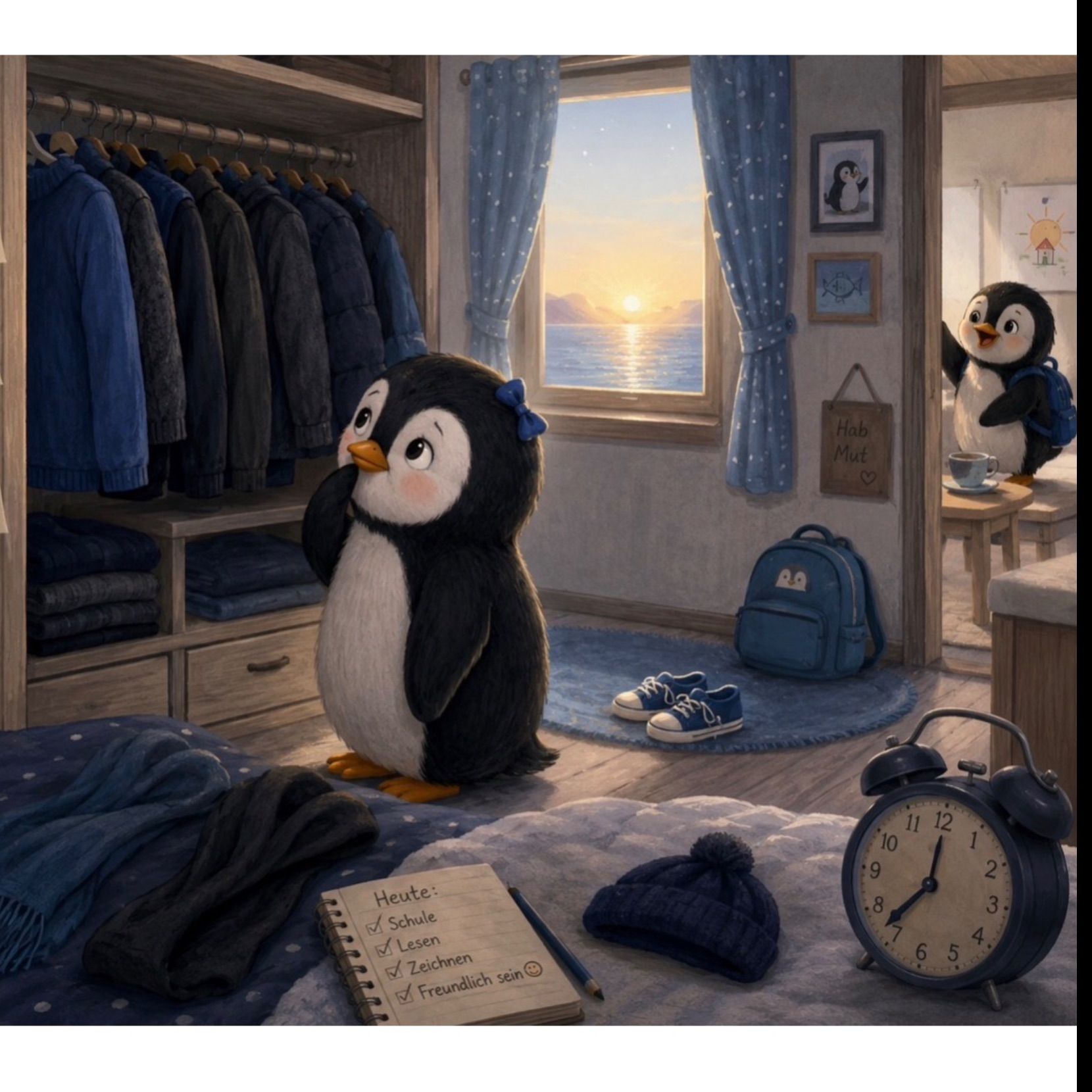 Pingu kann sich nicht entscheiden
