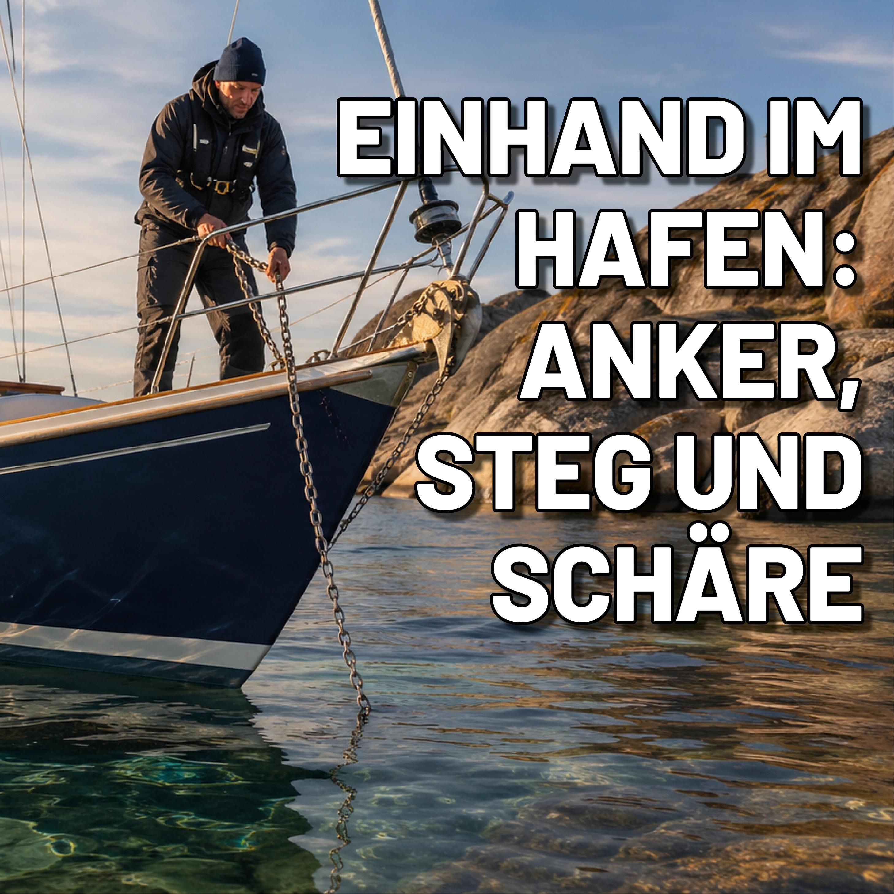 Einhandsegeln in der Praxis Teil 4: Ankern, Anlegen und Schärenliegen – so funktioniert Segeln allein im Hafen wirklich