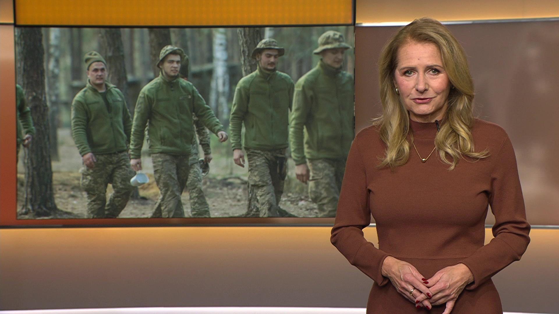 Thema u.a.: Ukraine: Elf junge Männer ziehen in den Krieg