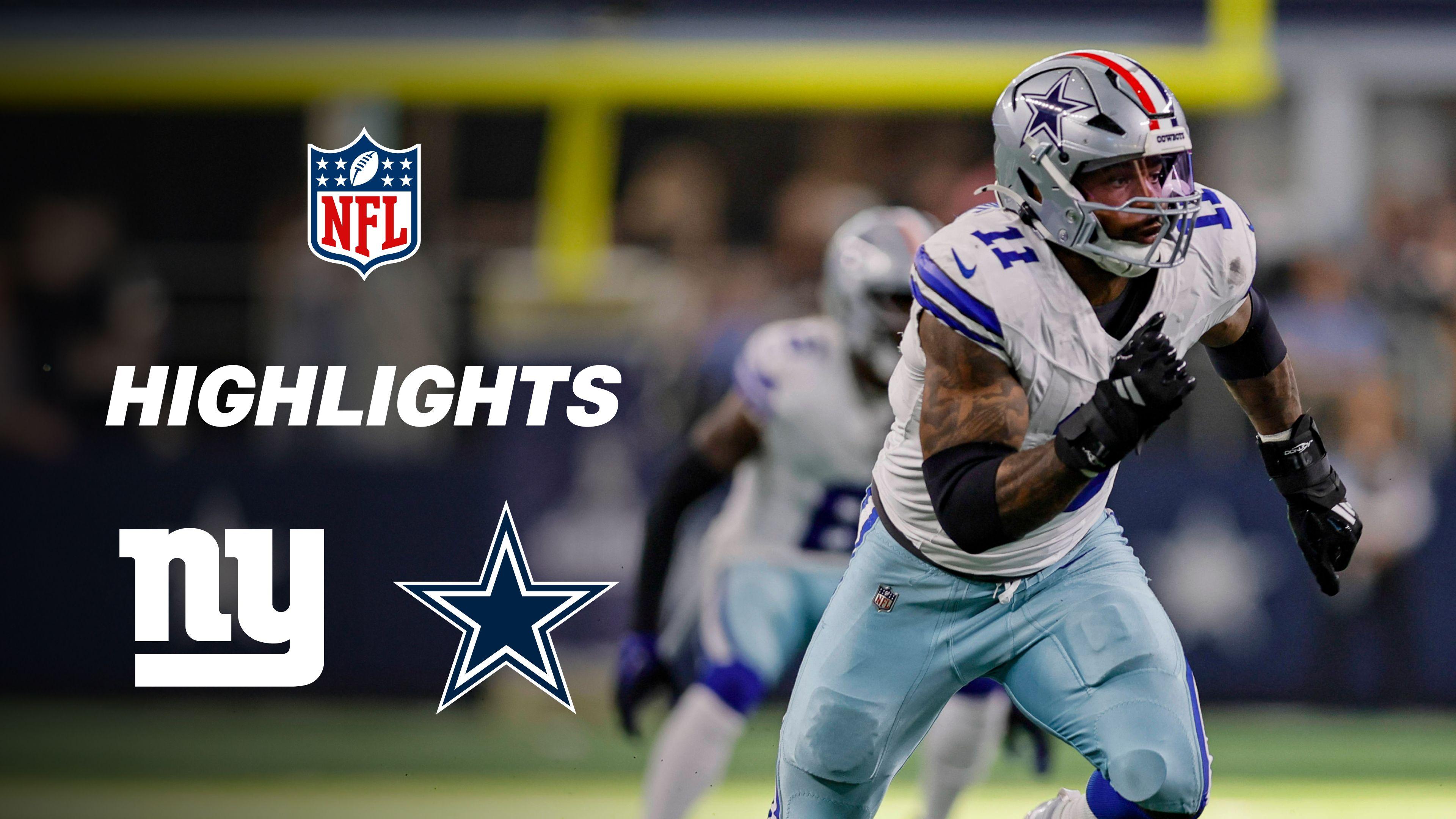 THANKSGIVING: New York Giants at Dallas Cowboys - Highlights