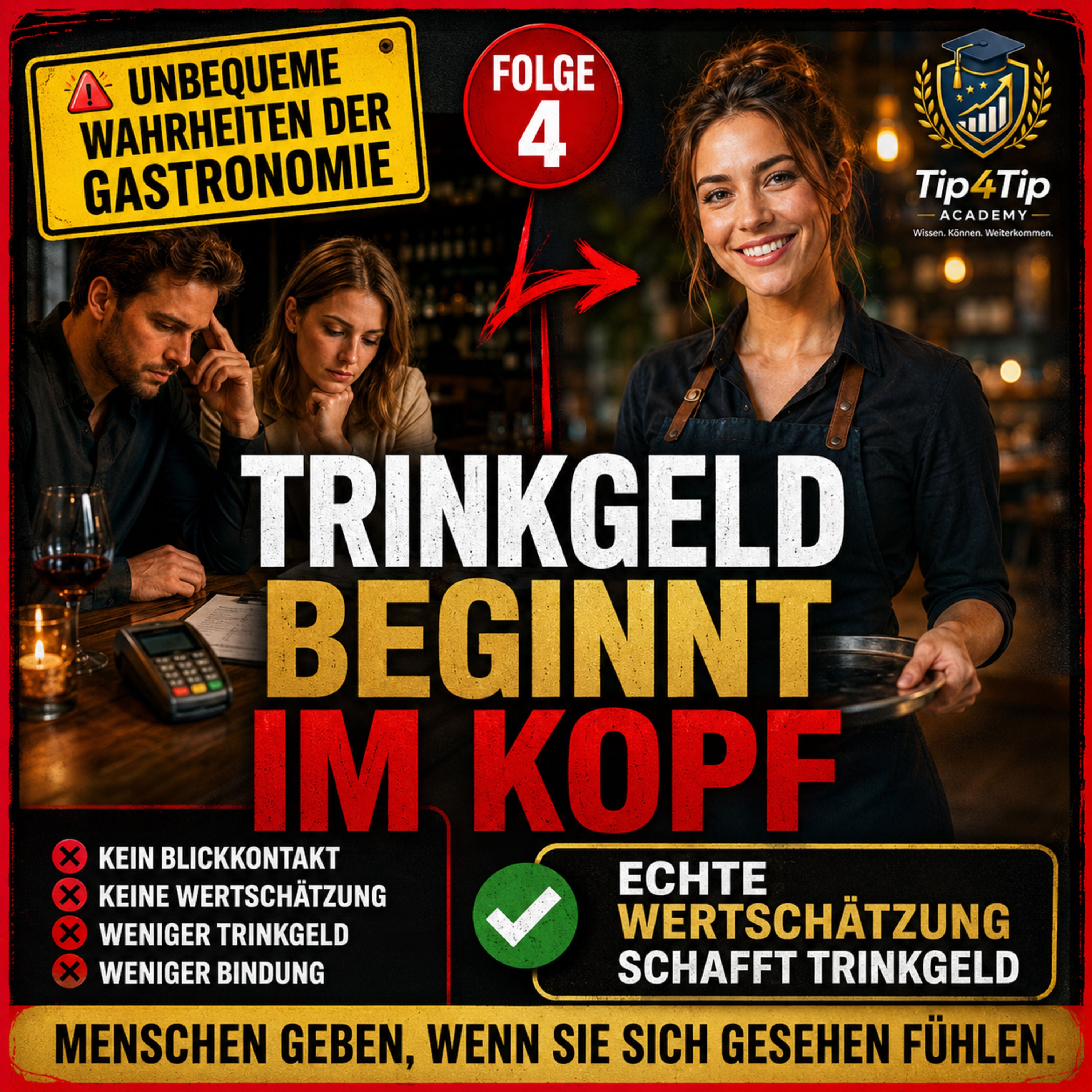 Warum Trinkgeld im Kopf beginnt: Psychologie, Körpersprache und Service-Mindset für mehr Trinkgeld