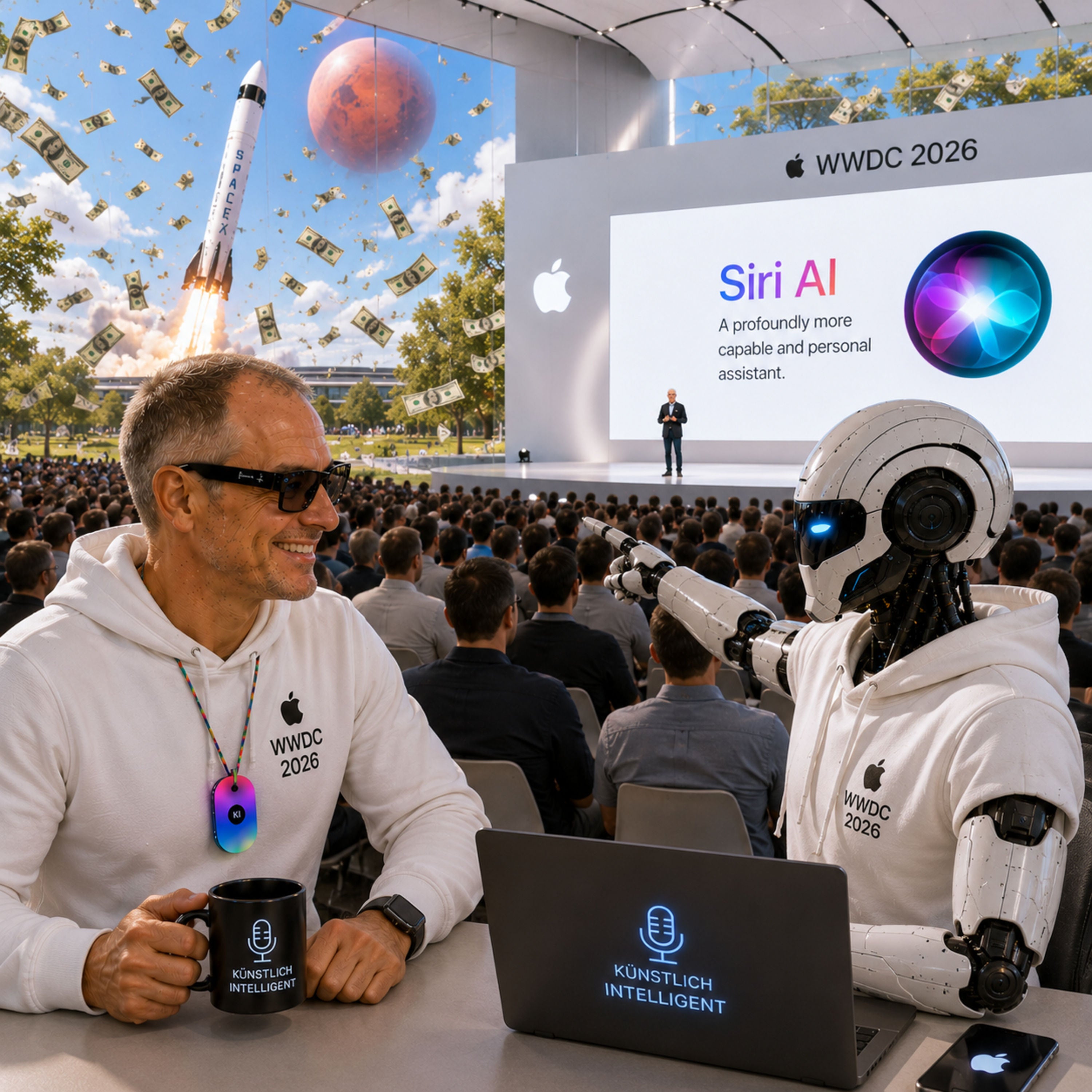 ChatGPT vor großen Relaunch hin zur Super App | Sam Altman über proaktive KI | Meta KI Agent Hatch | Elon Musk hat Claude für Grok Training genutzt | Space X Börsengang | WWDC 2026 - Siri AI und mehr