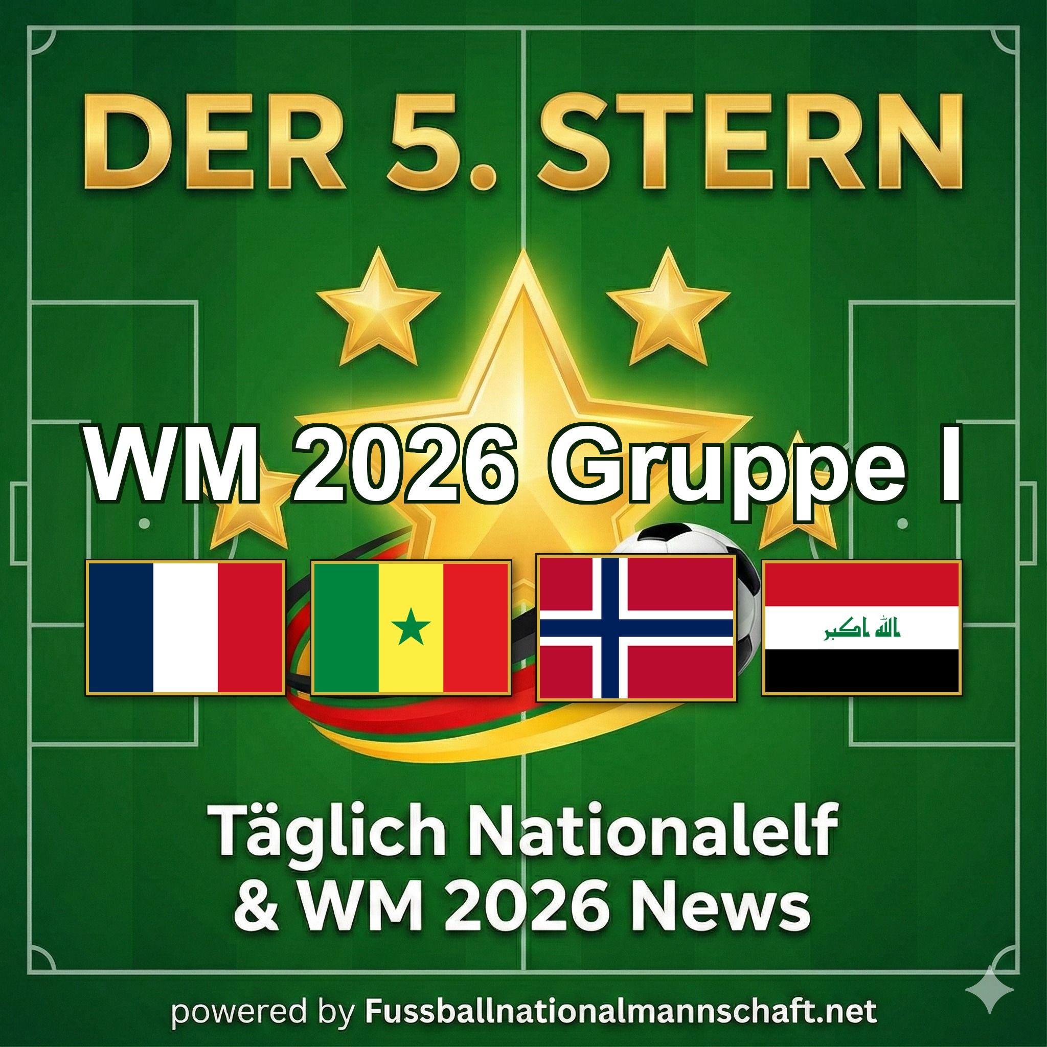 WM 2026 Gruppe I: Mbappé, Haaland und die Todesgruppe dieser WM?
