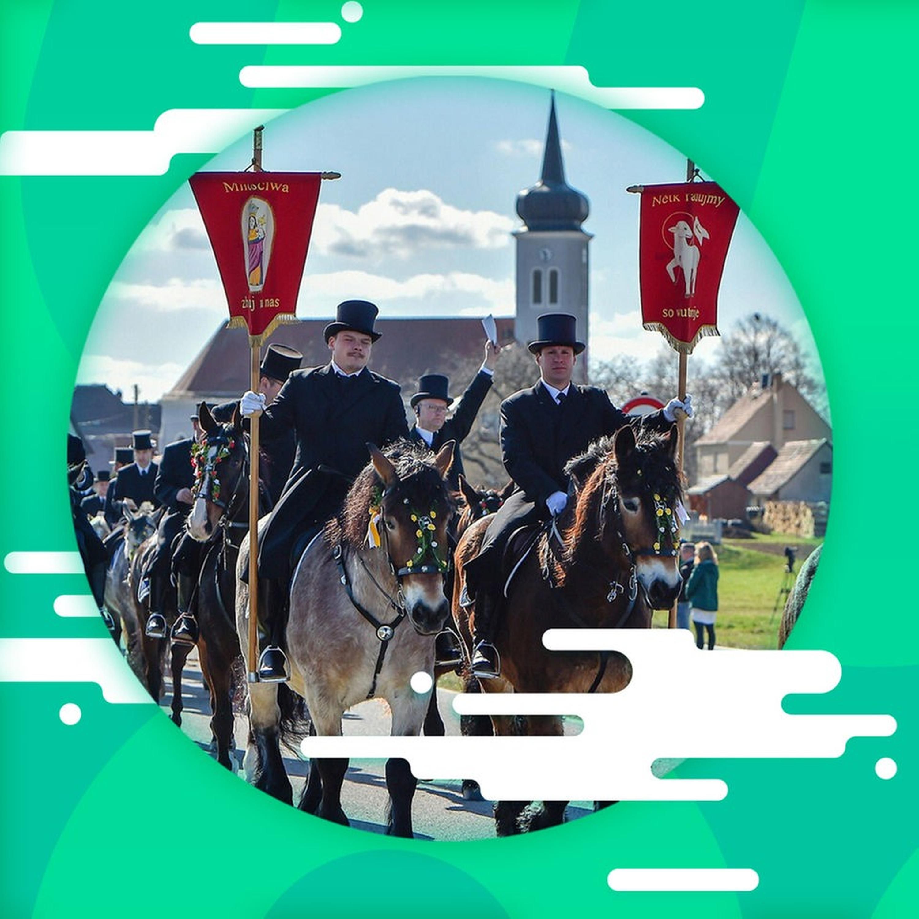 Osterreiten in der Oberlausitz
