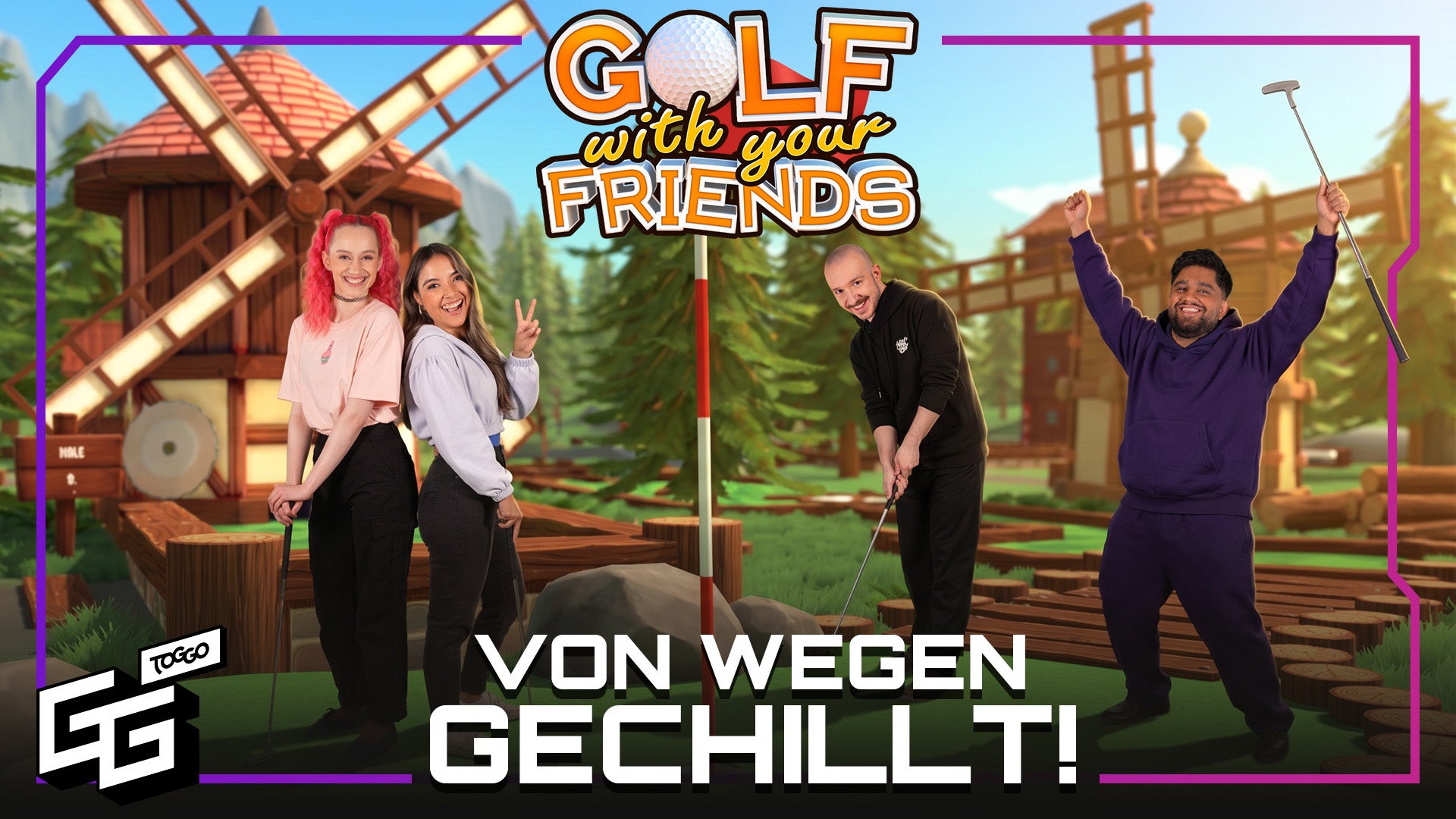 Wir dachten, Golf ist entspannt?!