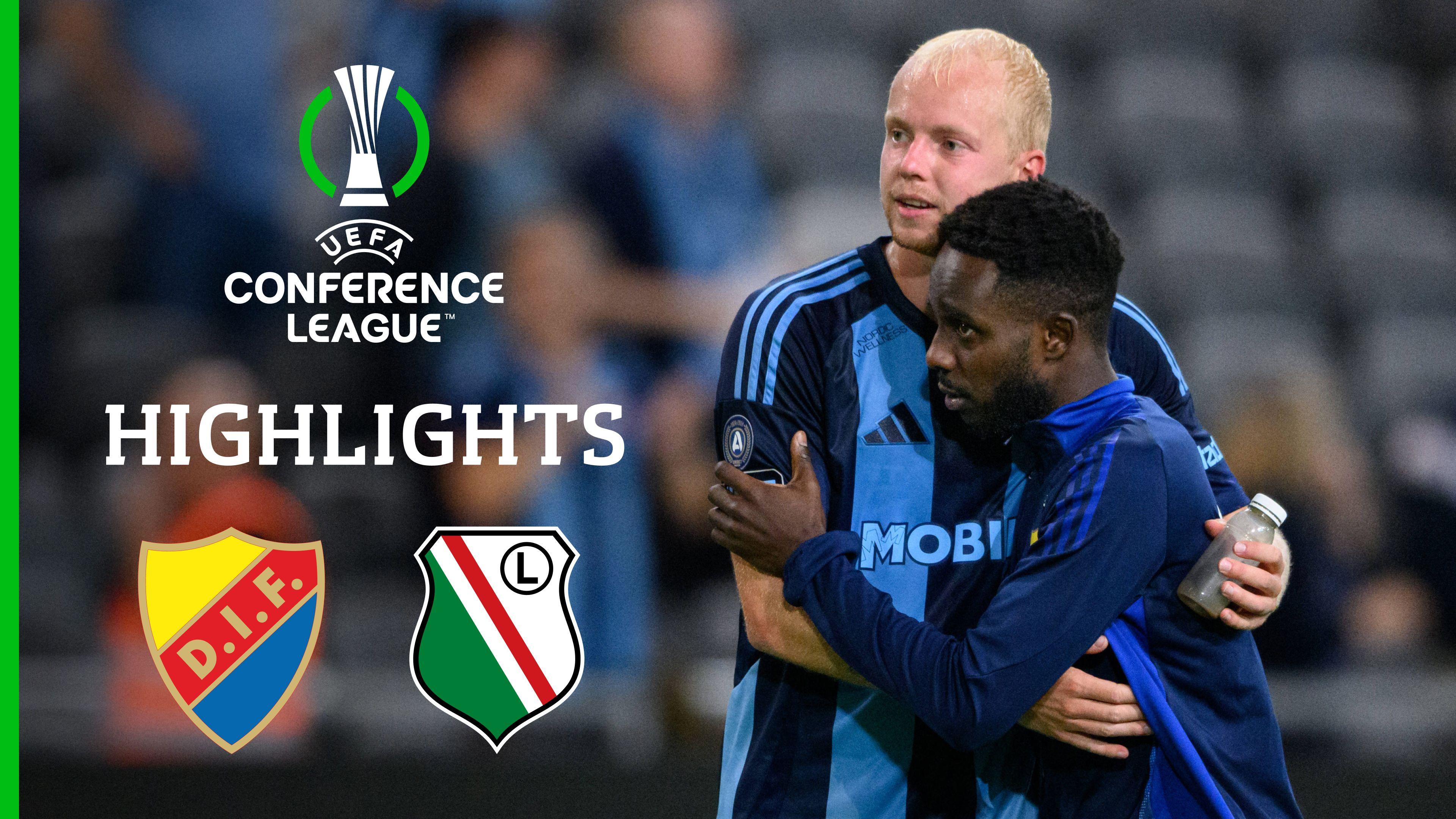 Highlights: Djurgardens IF vs. Legia Warschau