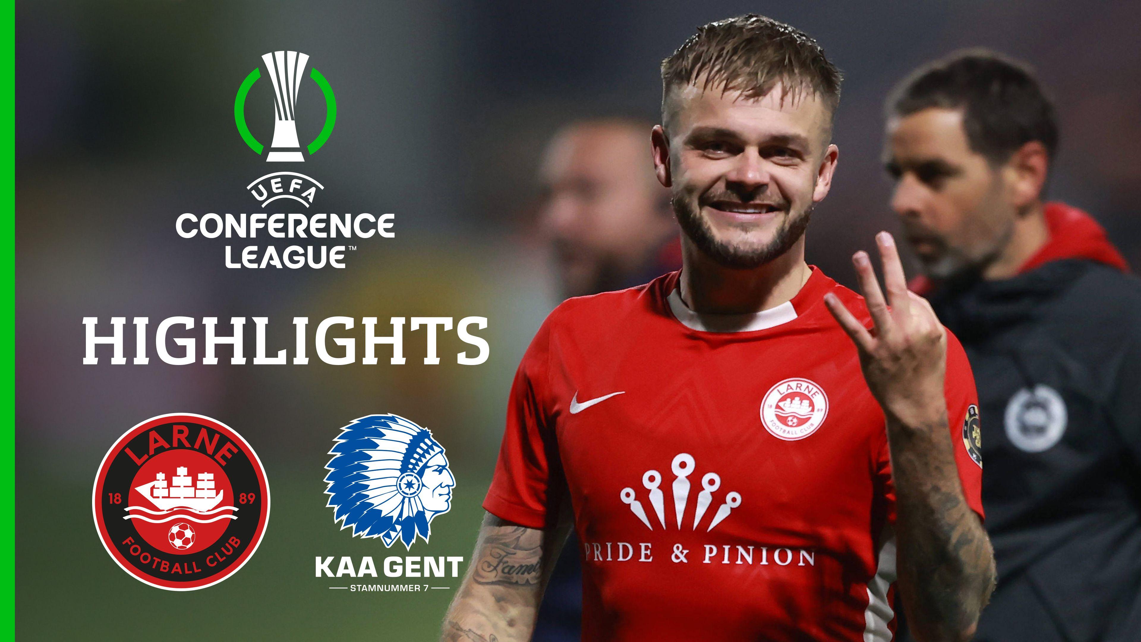 Highlights: Larne FC vs. KAA Gent