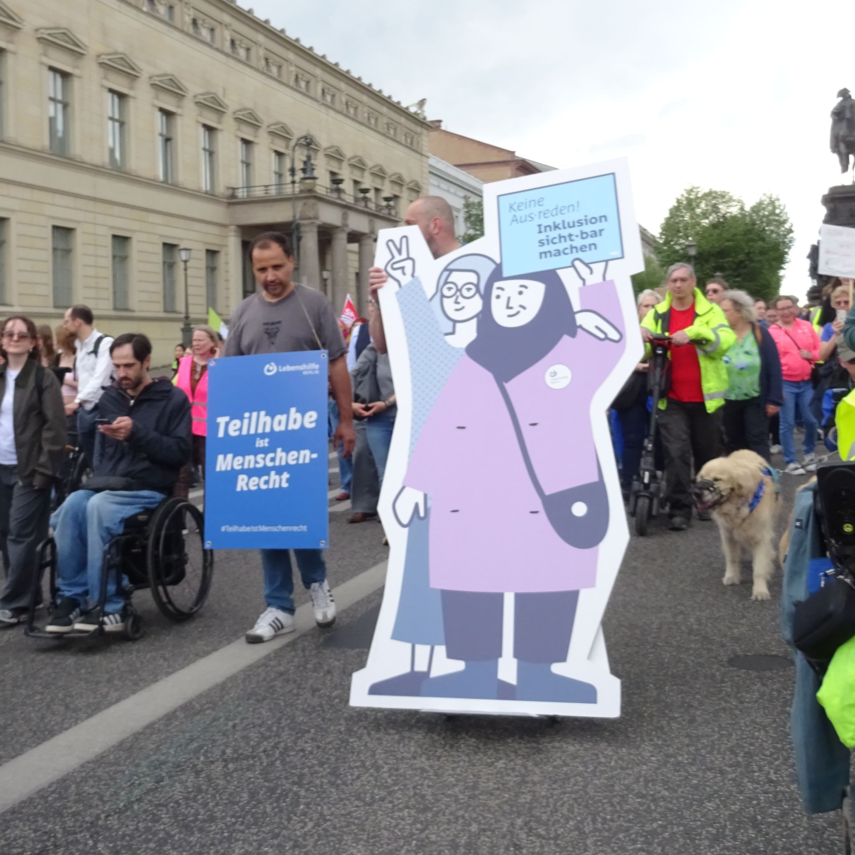 Protesttag für die Sichtbarkeit von Menschen mit Behinderung