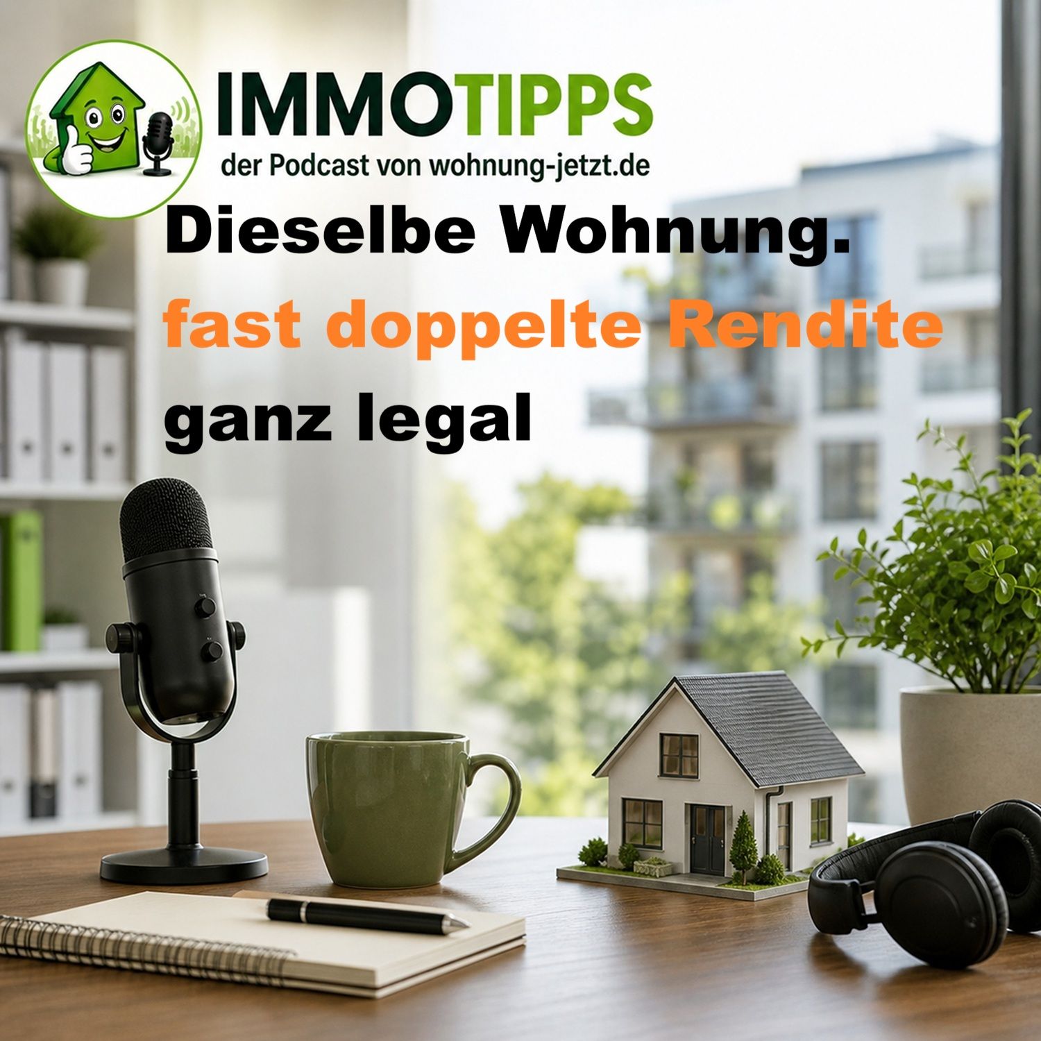 Dieselbe Wohnung. Fast doppelte Rendite. Ganz legal