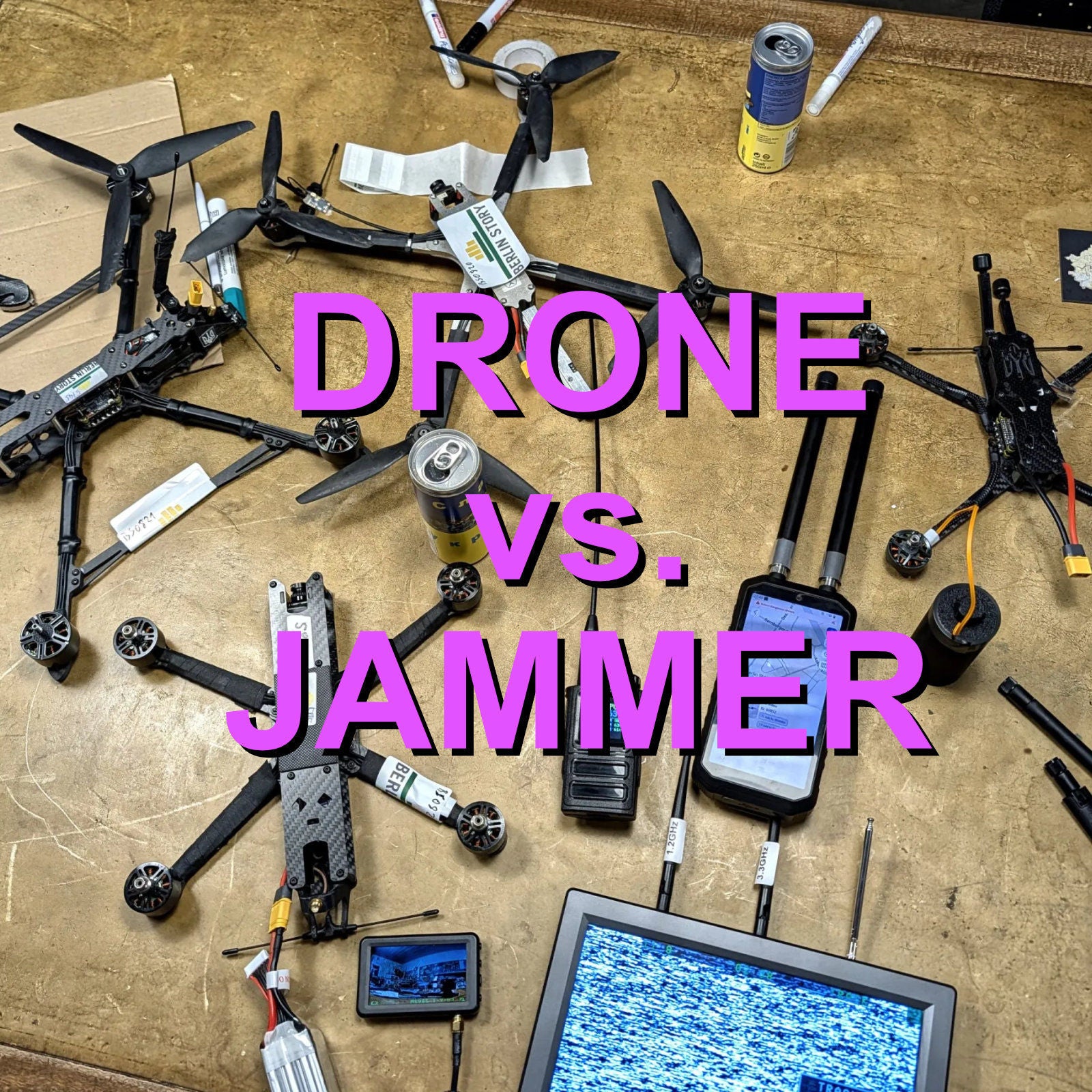 Jammer vs. Drohne